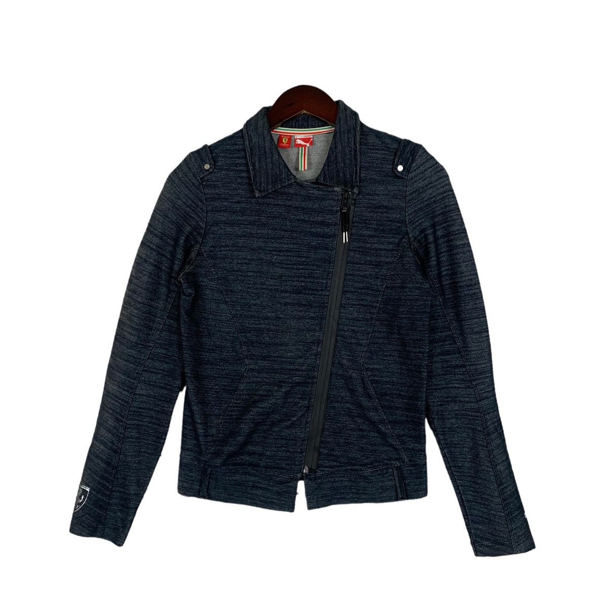 Ferrari × Puma Puma Ferrari Sport Wear Streetwear Biker Double Jacket Size XS / US 0-2 / IT 36-38 - 1 Thumbnail