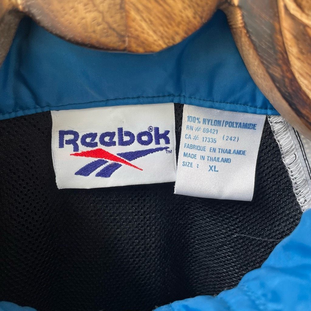 Reebok Vintage 90s Reebok Windbreaker Pullover 1/2 Zip XL Size US XL / EU 56 / 4 - 10 Thumbnail