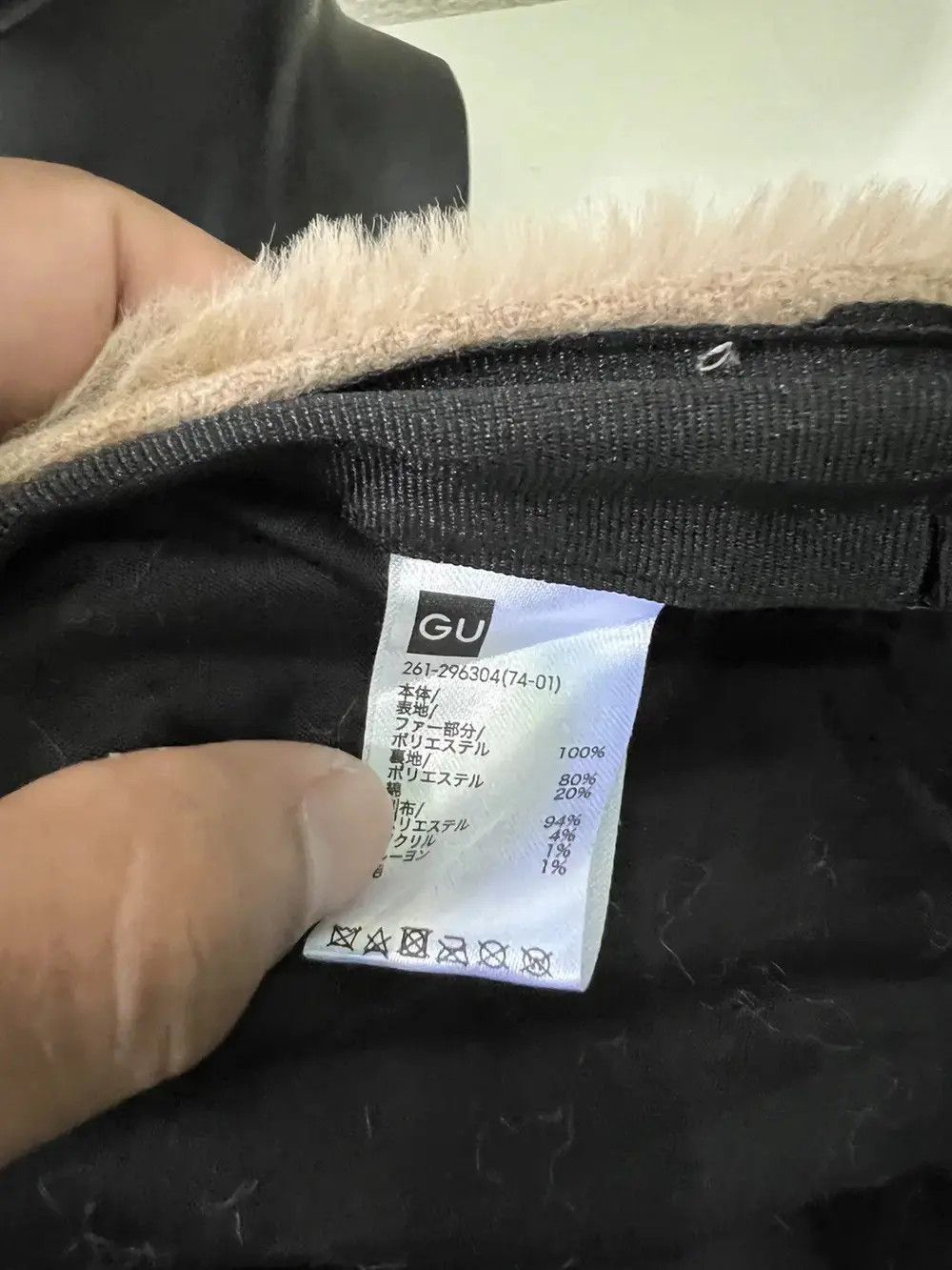 Japanese Brand GU Fur Fleece Cap Hat