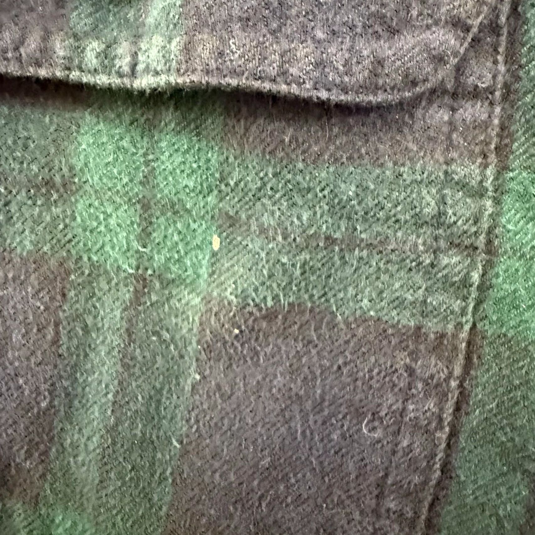 Vintage LL Bean Shirt Men L Green Plaid Fleece-Lined Flannel Button-Up Traditional Fit, Casual, Workwear, Cotton Polyester, Vintage Size US L / EU 52-54 / 3 - 7 Thumbnail