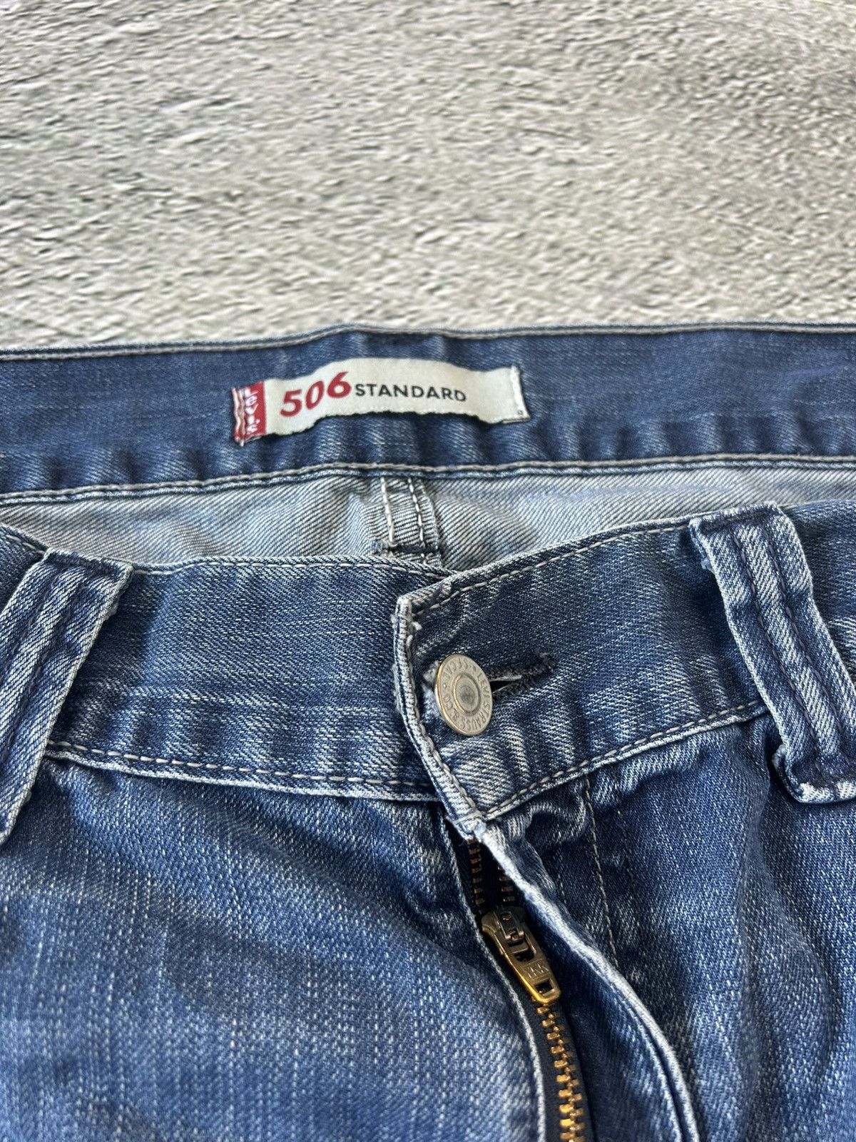 Levi's × Vintage Levi’s jorts vintage denim shorts blue 506 baggy Size US 38 / EU 54 - 5 Thumbnail