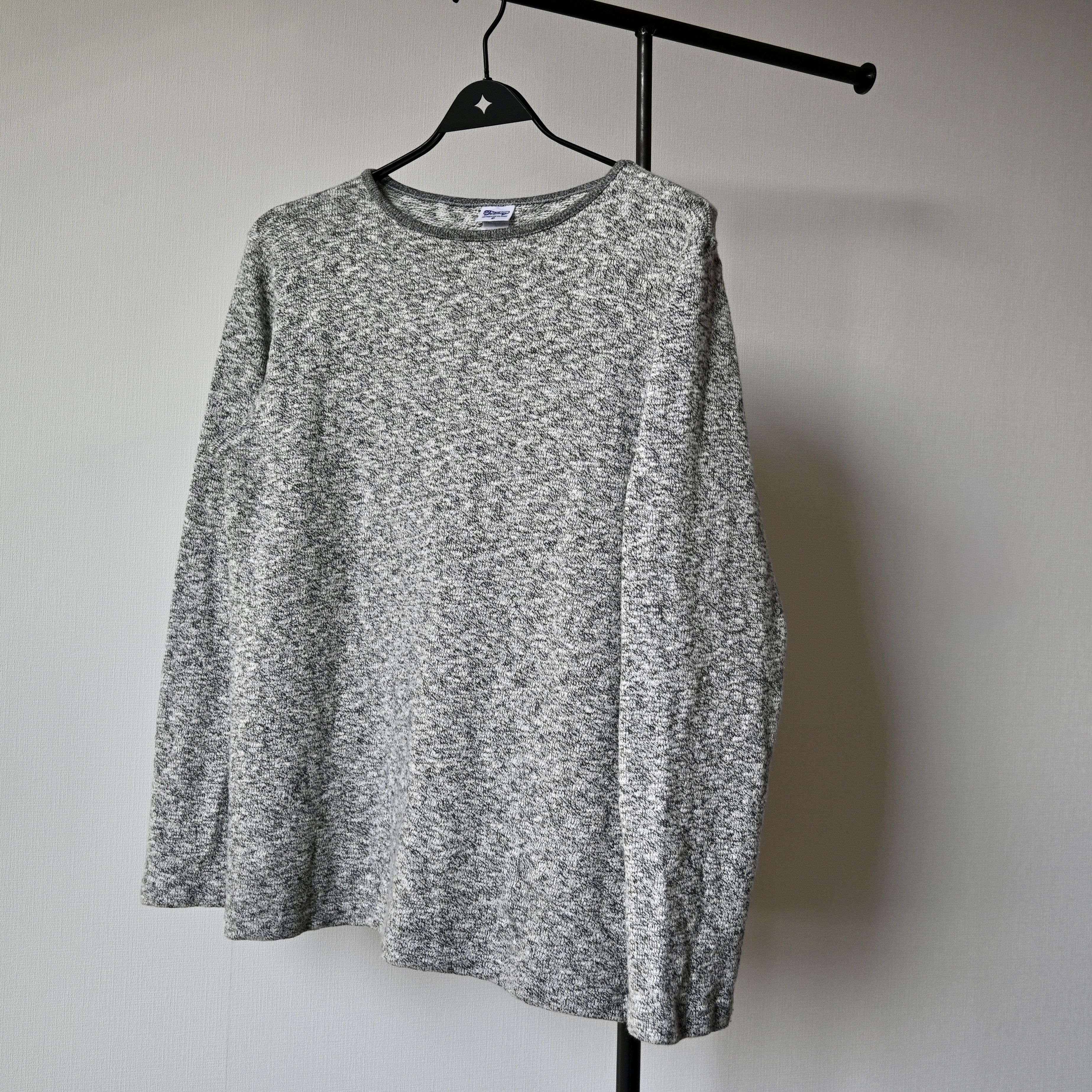 Japanese Brand Tieasy melange knit cotton boatneck shirt, made in Japan Size US M / EU 48-50 / 2 - 1 Thumbnail
