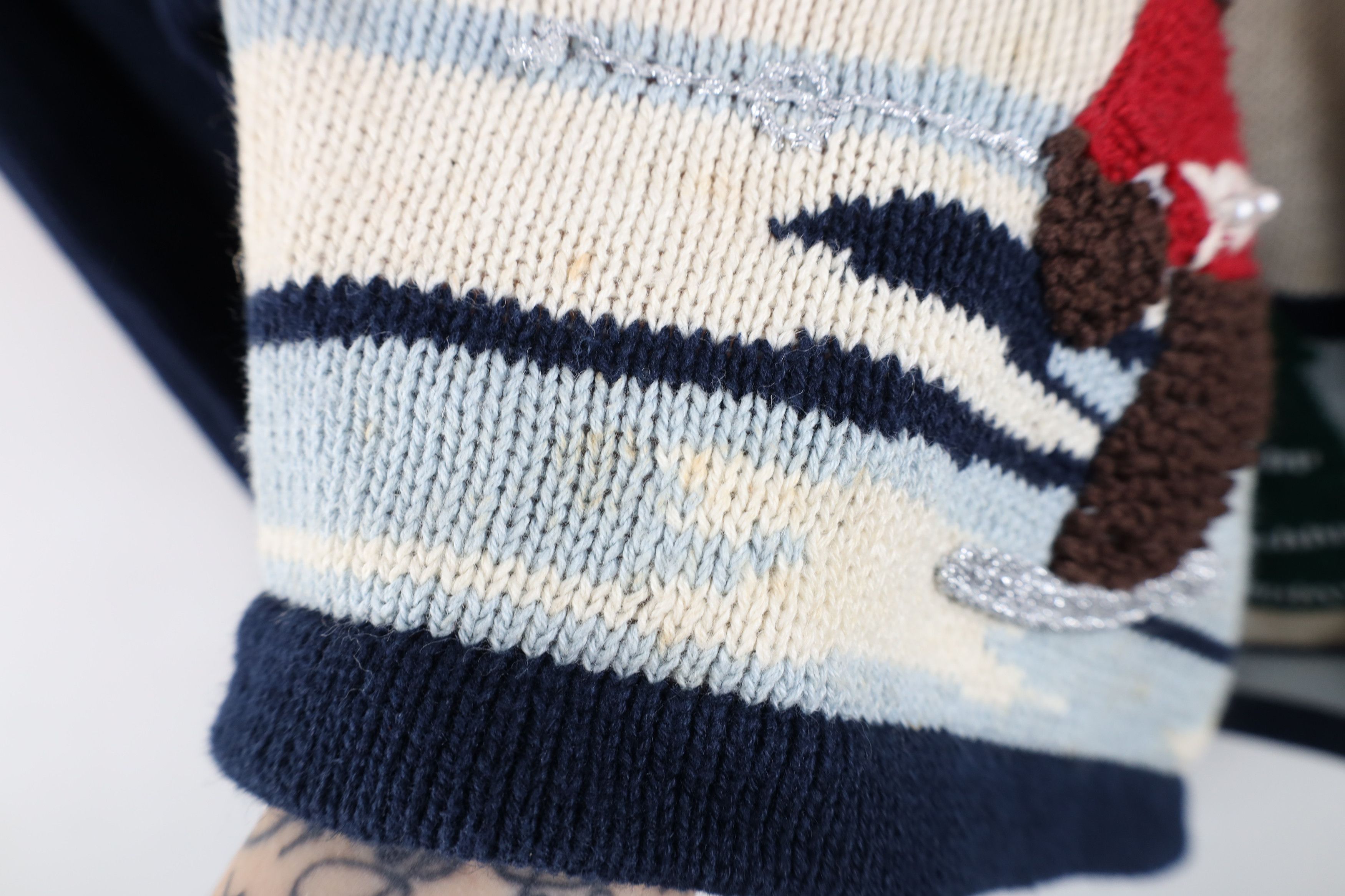 Vintage Vintage 90s Streetwear Bear All Over Print Cardigan Sweater Size XXL / US 16-18 / IT 52-54 - 9 Thumbnail