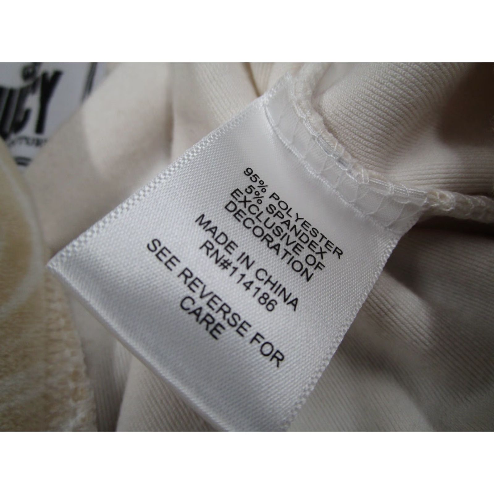 Juicy Couture Juicy Couture Pants Women Medium Beige Velour Swirl Joggers 29x30 Size 32" / US 10 / IT 46 - 3 Thumbnail