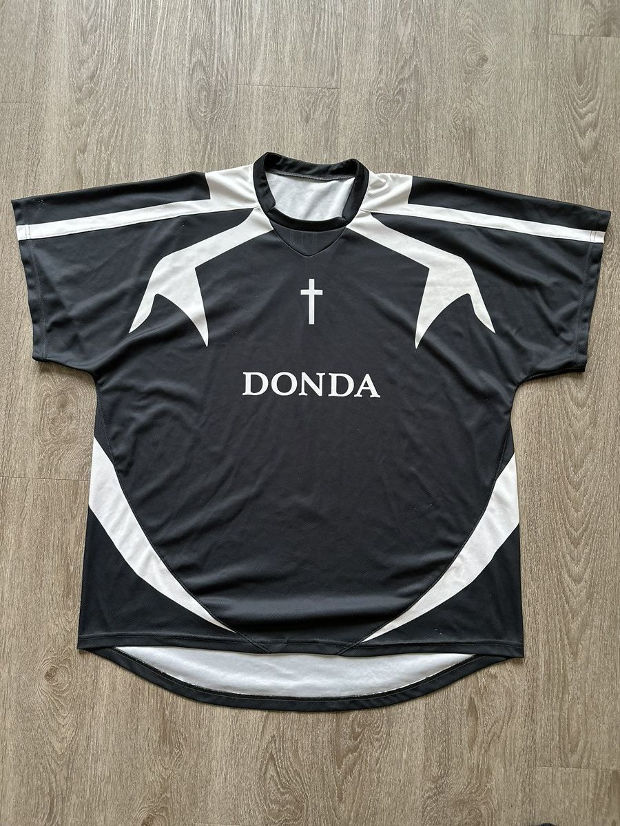 image of Kanye West Donda Lp2 Jersey Engineered By Balenciaga in Black, Men's (Size XL)