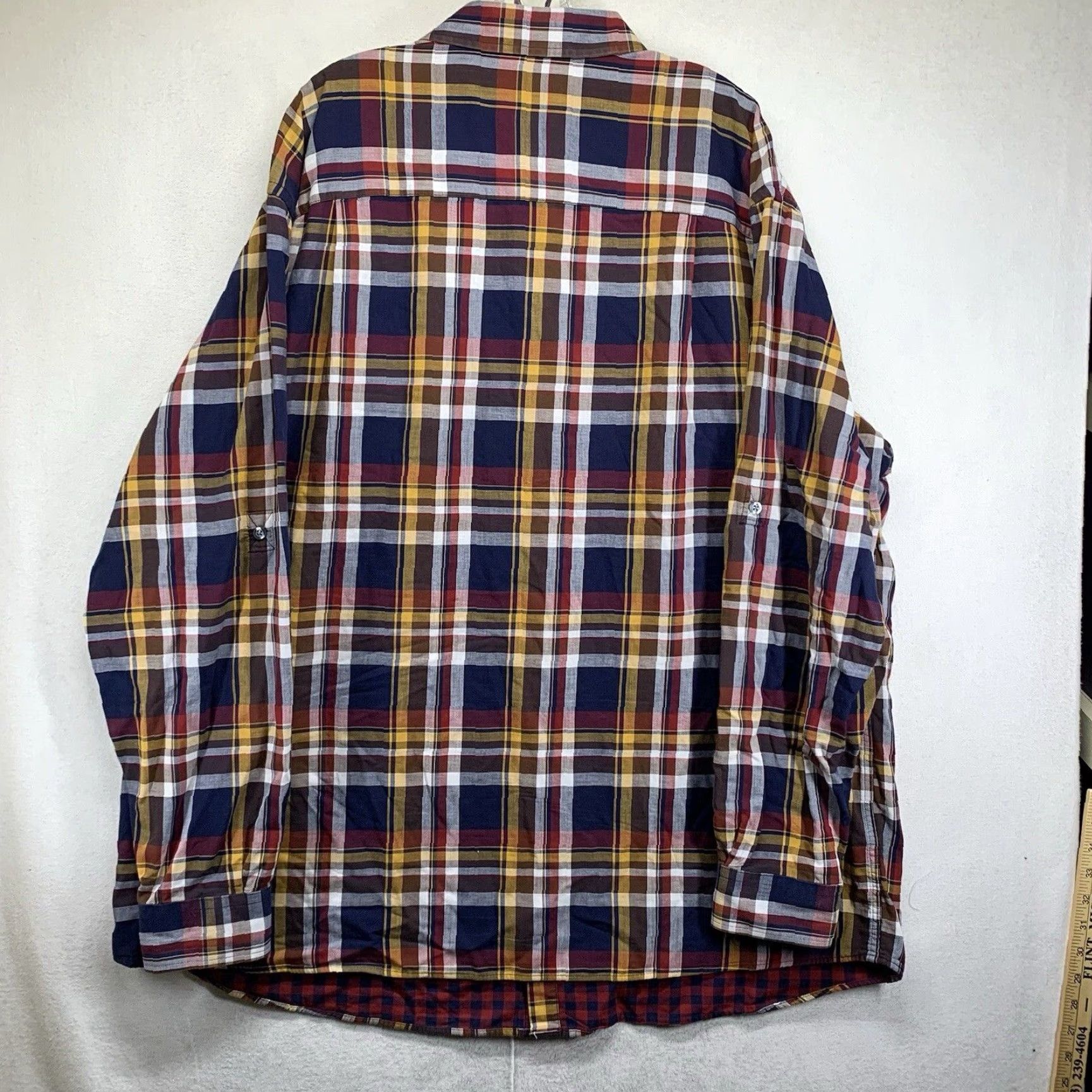 Vintage VINTAGE True Nation Men's Shirt 2XLT Long Sleeve Plaid Cotton Casual Workwear Seasonal Size US XXL / EU 58 / 5 - 2 Thumbnail