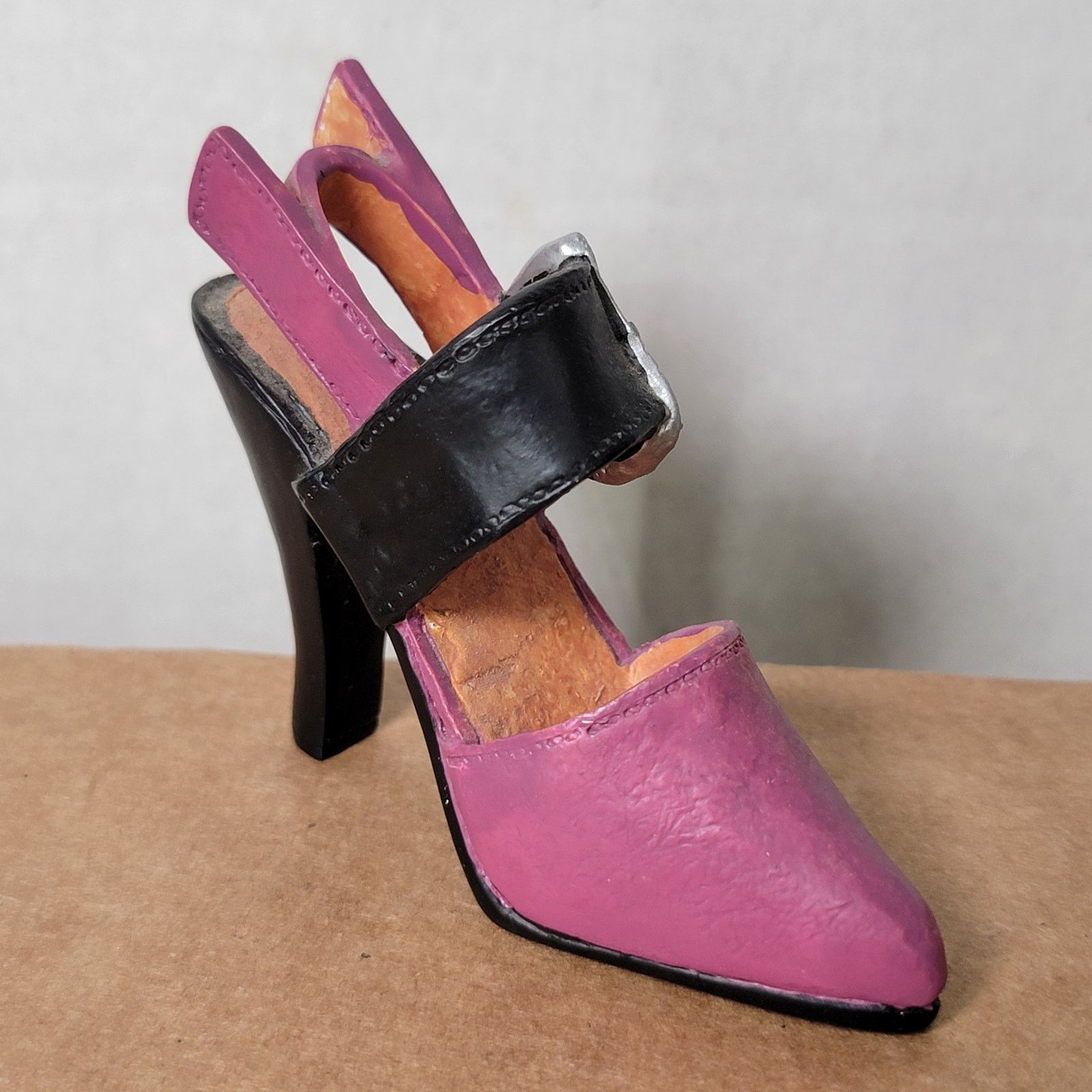 Other Set of 4 Victorian Resin Heels Shoes & Boot w/ Matching Bag Size ONE SIZE - 4 Thumbnail