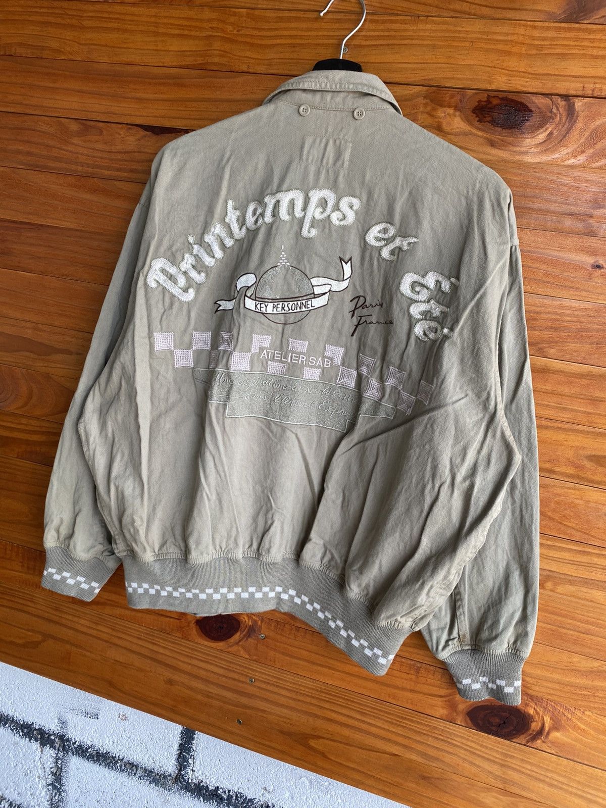 Japanese Brand Vintage Atelier SAB “Printemps et Été” Paris France Jacket Size US L / EU 52-54 / 3 - 9 Thumbnail
