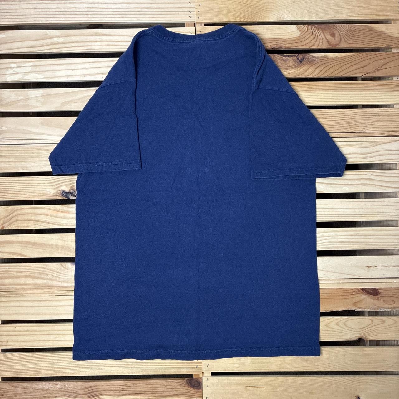 Fruit Of The Loom Vintage George W. Bush Navy Blue Political Tee Size Large Size US L / EU 52-54 / 3 - 2 Thumbnail