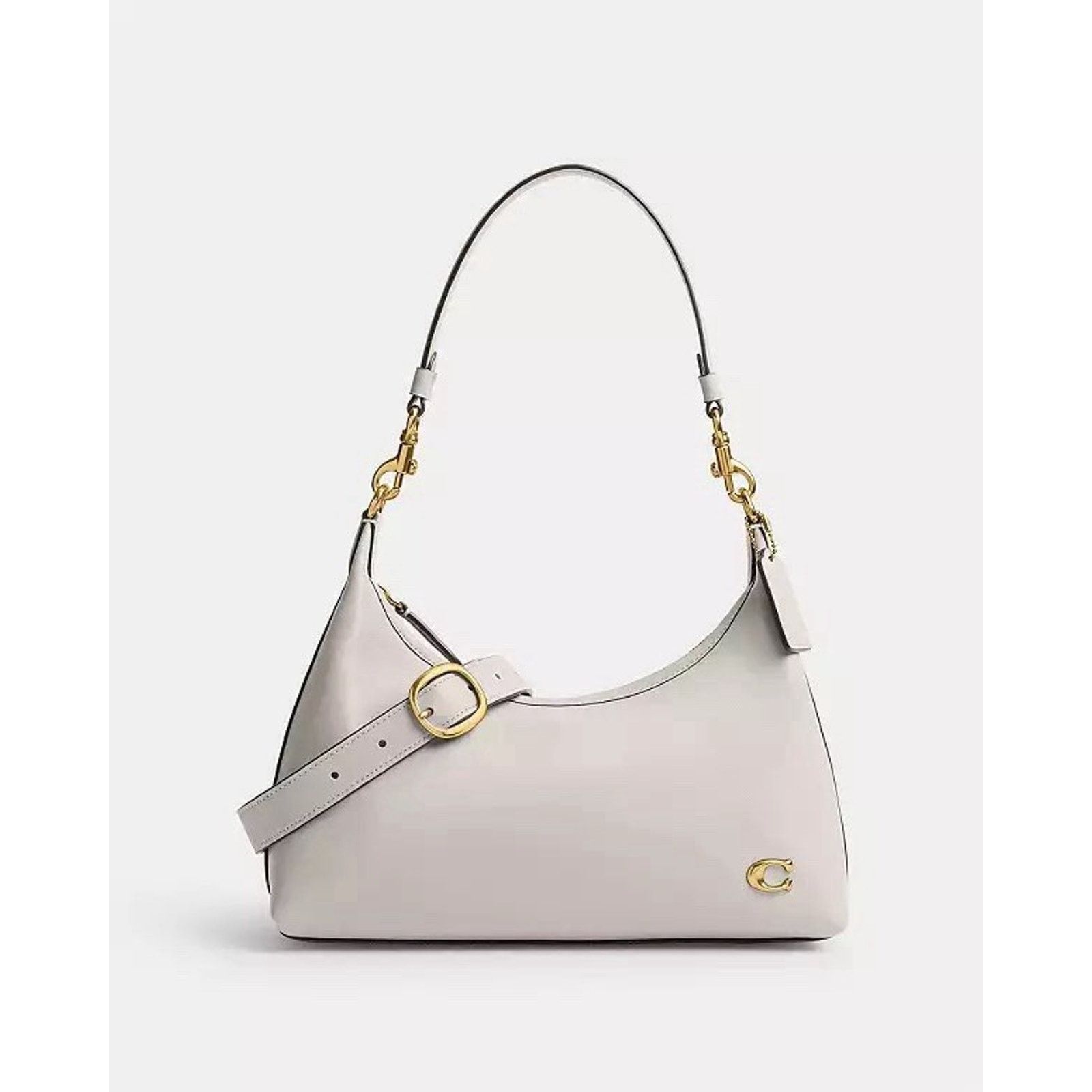 Coach NWT COACH Juliet Shoulder Bag Crossbody Leather CR981 Chalk Size ONE SIZE - 9 Thumbnail