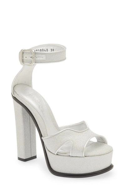 Alexander McQueen o1y0225 Sandals in Silver Size US 9.5 / IT 39.5 - 4 Thumbnail