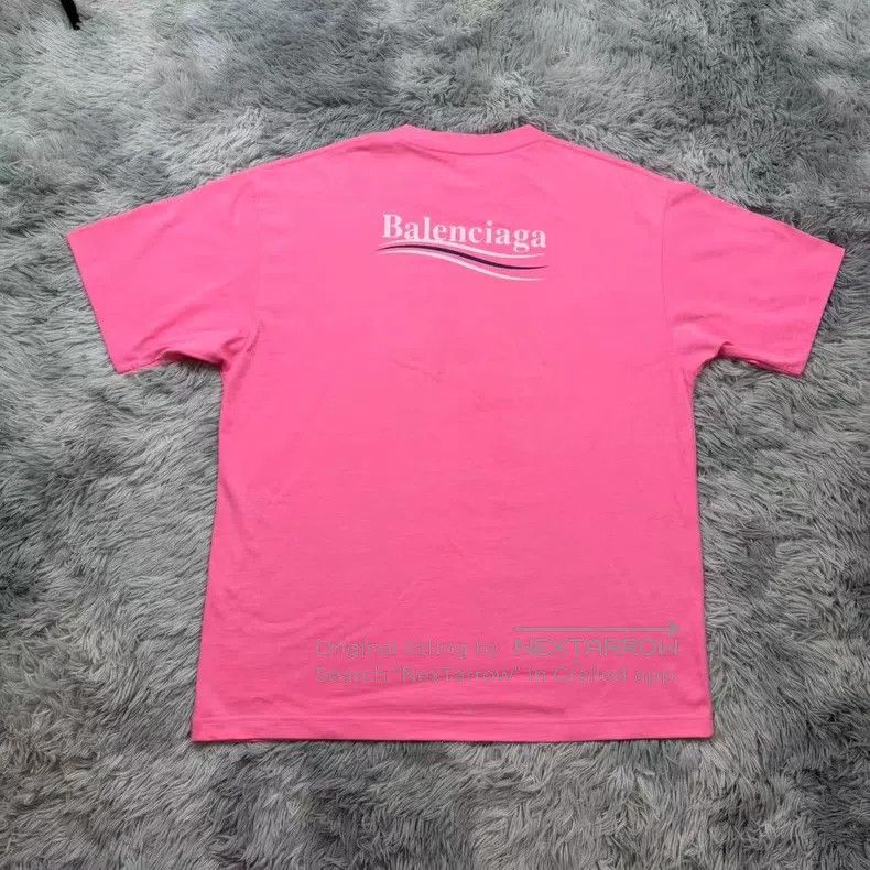 Balenciaga Balenciaga Pink Coke Short Sleeve Size US L / EU 52-54 / 3 - 4 Thumbnail