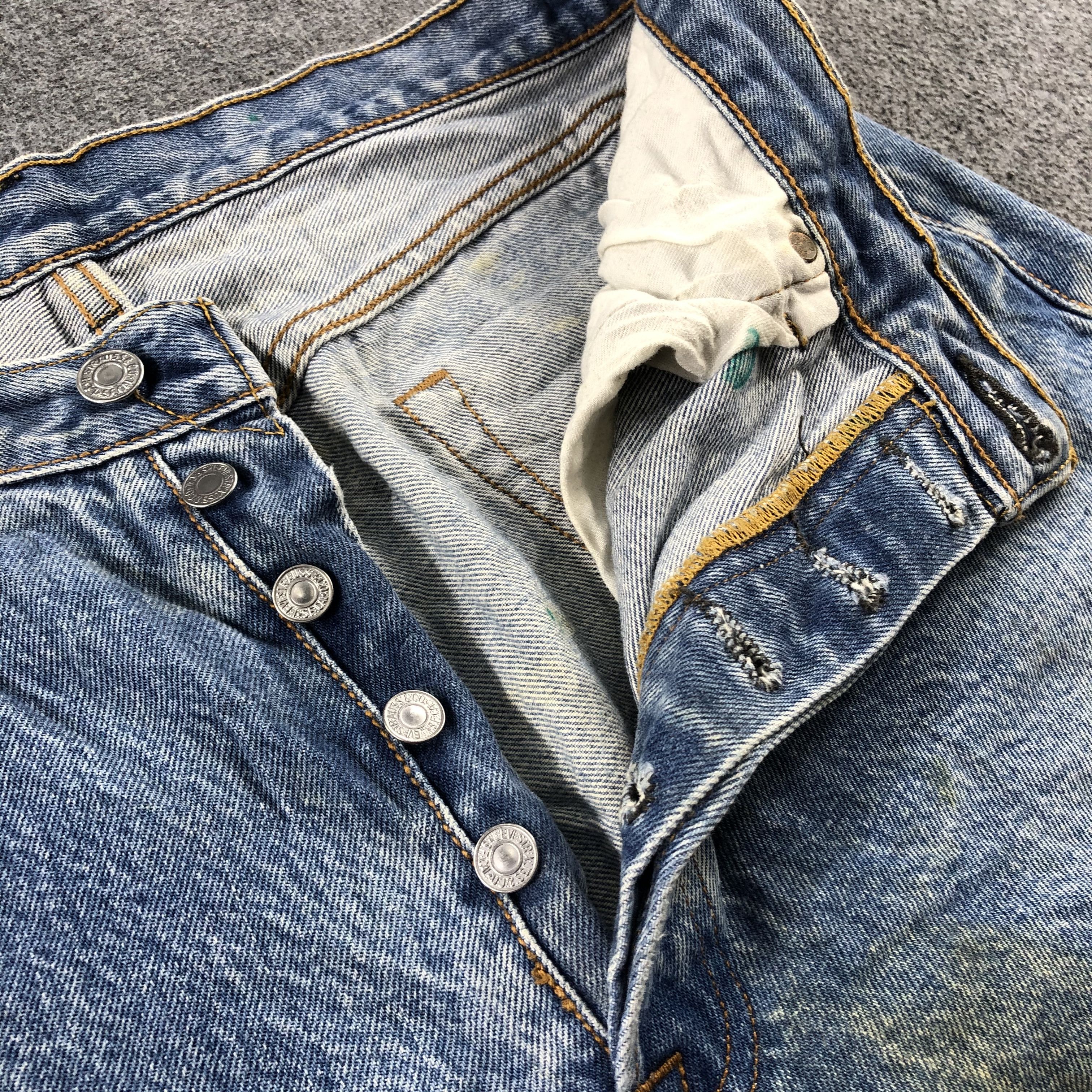 Levi's Vintage Blue Wash Levis 501 Jeans-J2461 Size US 34 / EU 50 - 12 Thumbnail