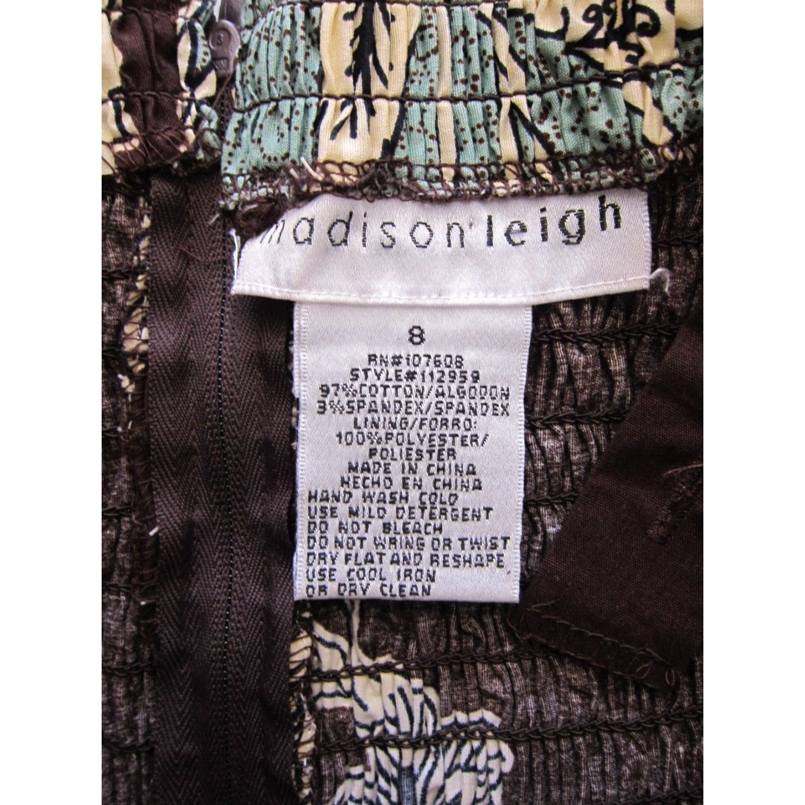 Madison Madison Leigh Brown Green Floral Hawaiian Empire Tank Sun Summer Dress Woman 8 Size M / US 6-8 / IT 42-44 - 4 Thumbnail