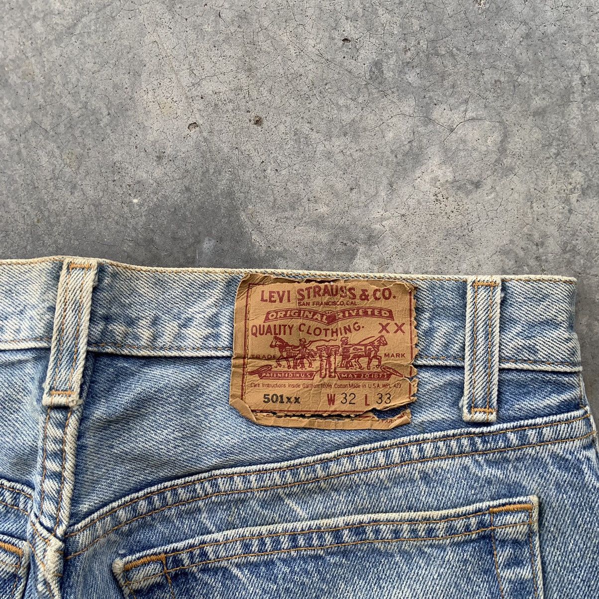 Levi's Vintage Clothing W30'' Vintage Levis 501xx Denim Blue Pants Distressed Size US 30 / EU 46 - 3 Thumbnail