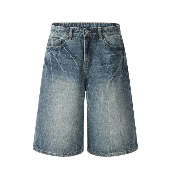 Jean Lightning Bolt Jorts - Y2K Inspired Denim Shorts Size US 29 - 5 Thumbnail