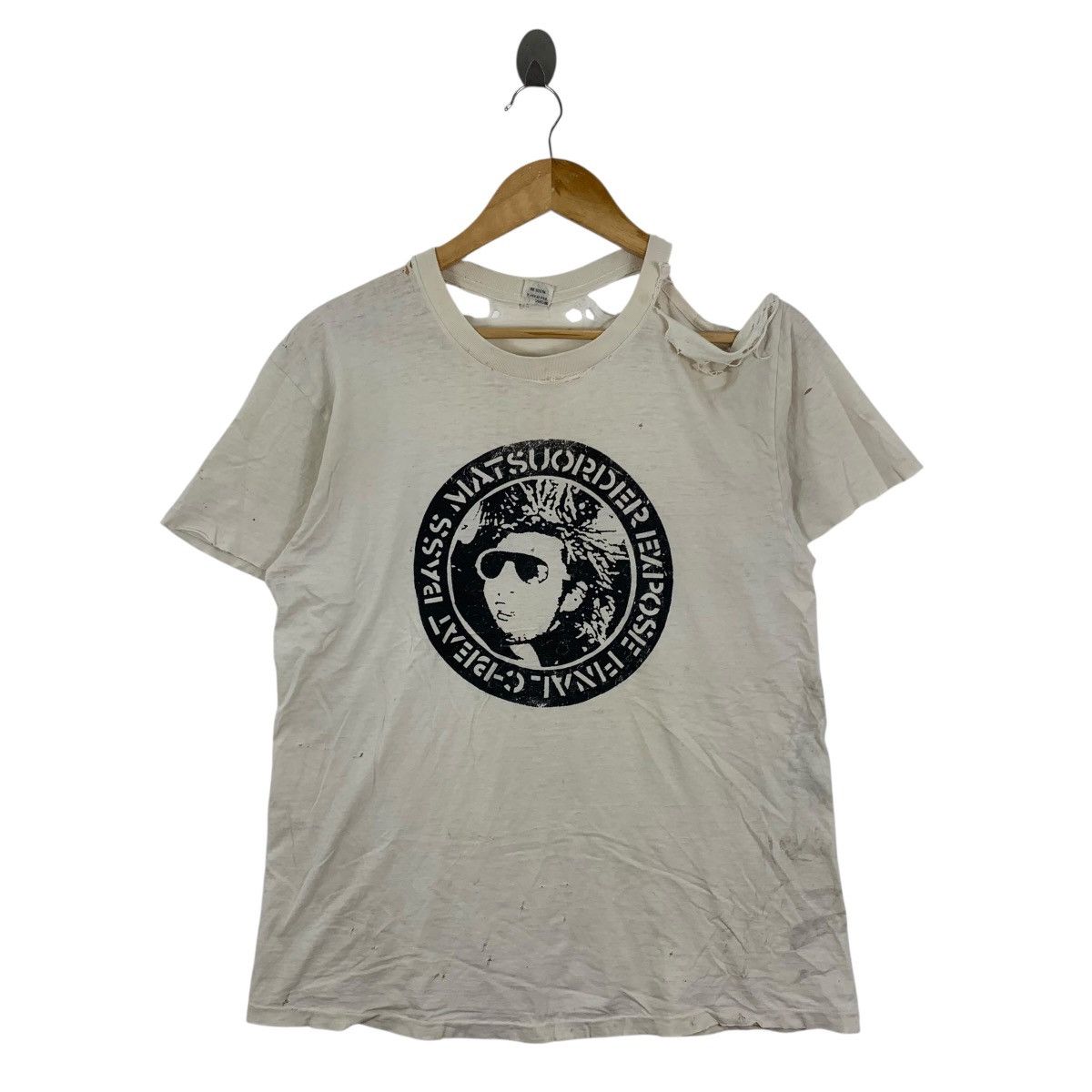 Levi's Vintage LEVIS MATSUORDER Expose Final C-Beat Bass Tshirt Size US L / EU 52-54 / 3 - 1 Thumbnail