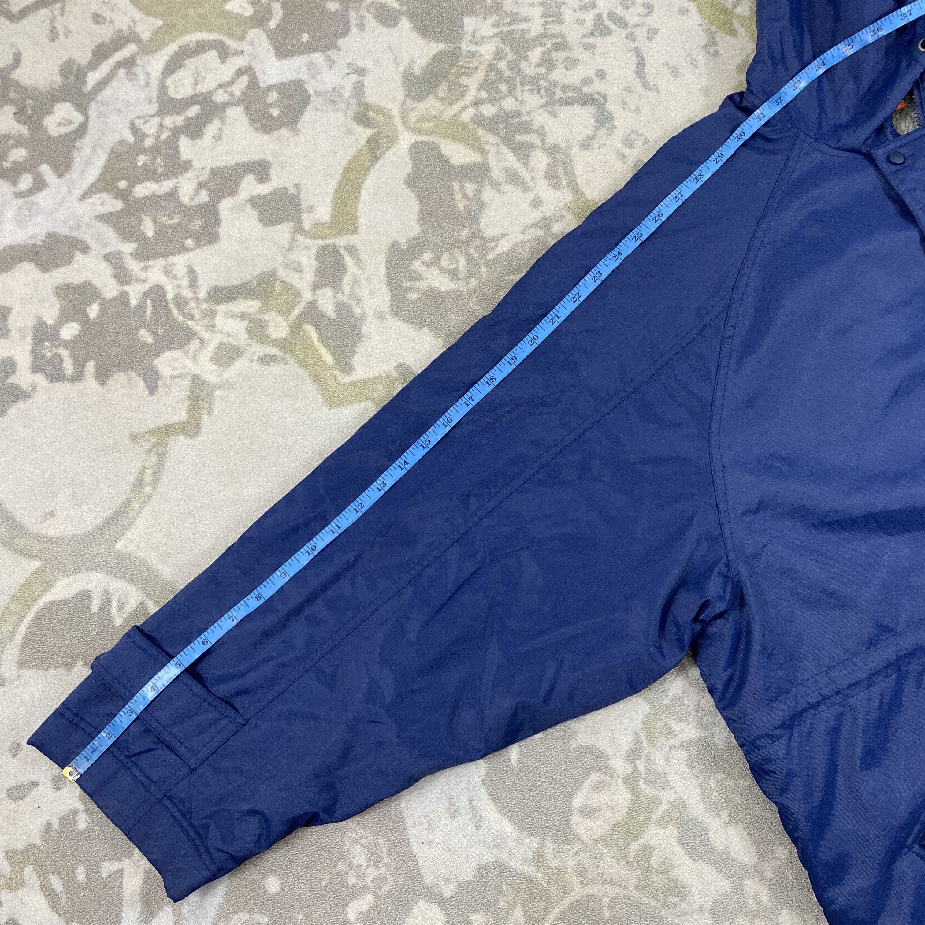 Nike Vintage 90s Nike Mini Swoosh Center Logo Long Jacket- J508 Size US XL / EU 56 / 4 - 6 Thumbnail