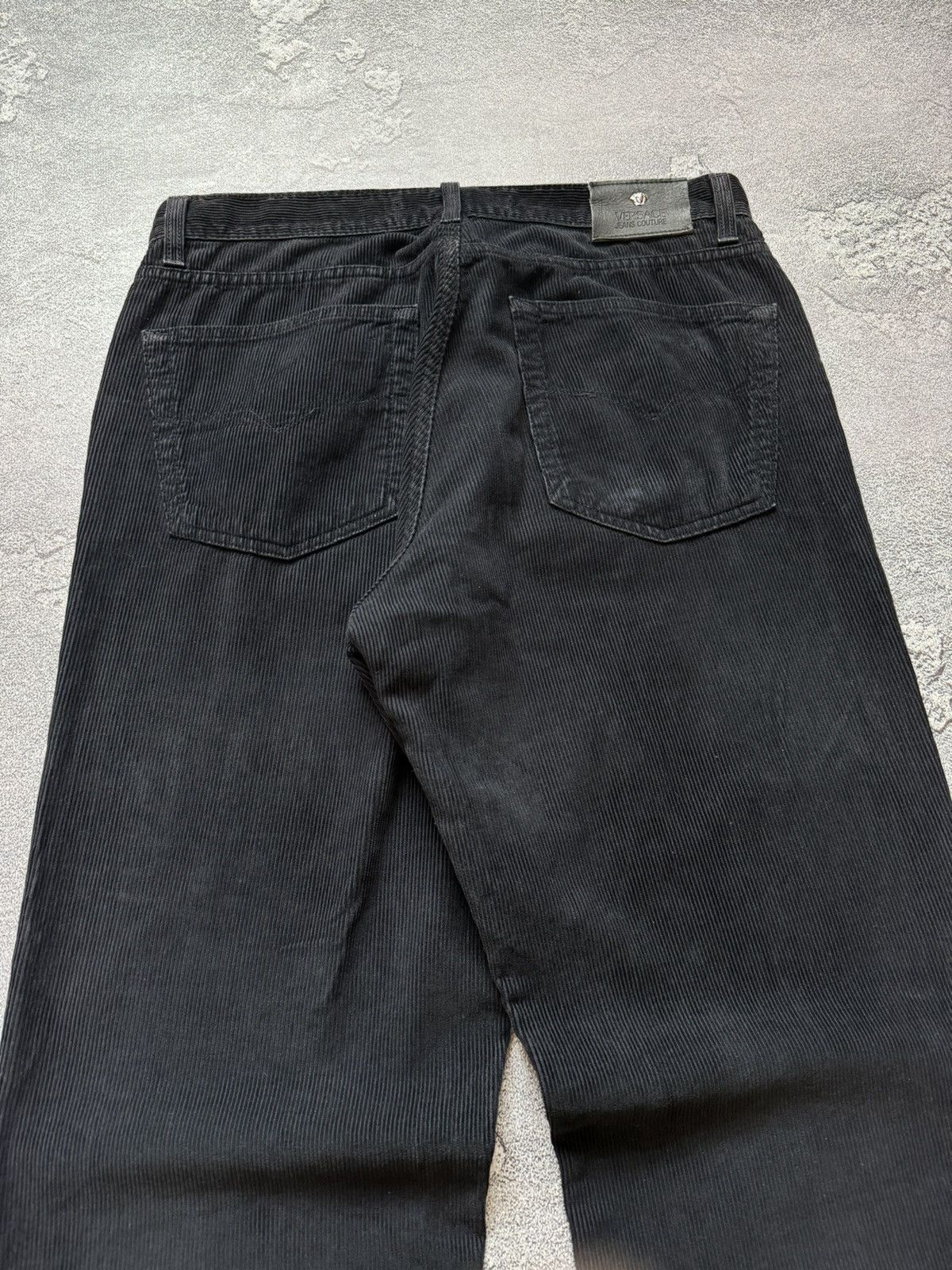 Versace × Versace Jeans Couture × Vintage Versace Jean couture 35/49 corduroy pant trouser chino 90s Size US 35 - 4 Thumbnail