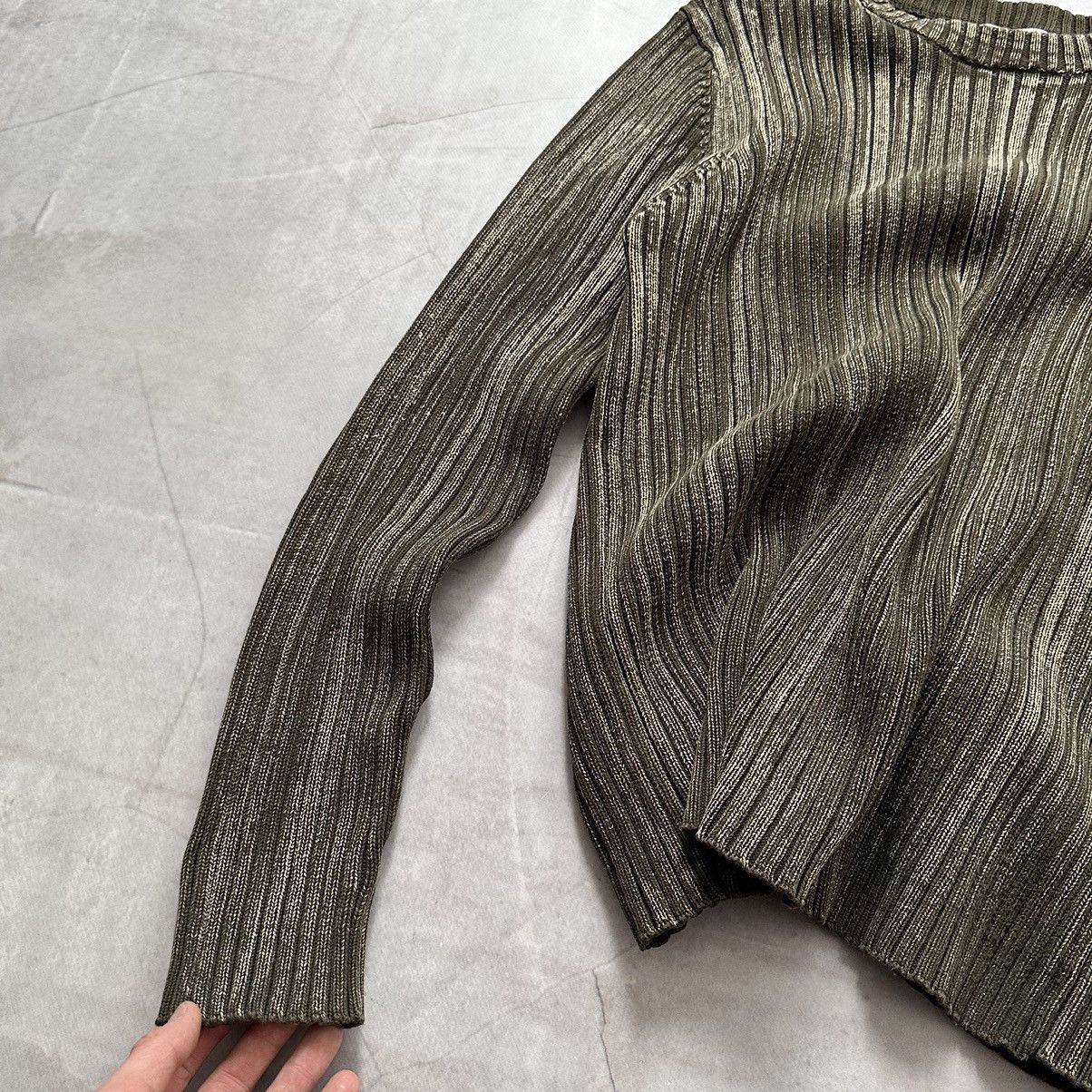 Hysteric Glamour × Undercover Japan Faded LGB Impala Vibe Knit Ribbed Sweater Size US XL / EU 56 / 4 - 5 Thumbnail