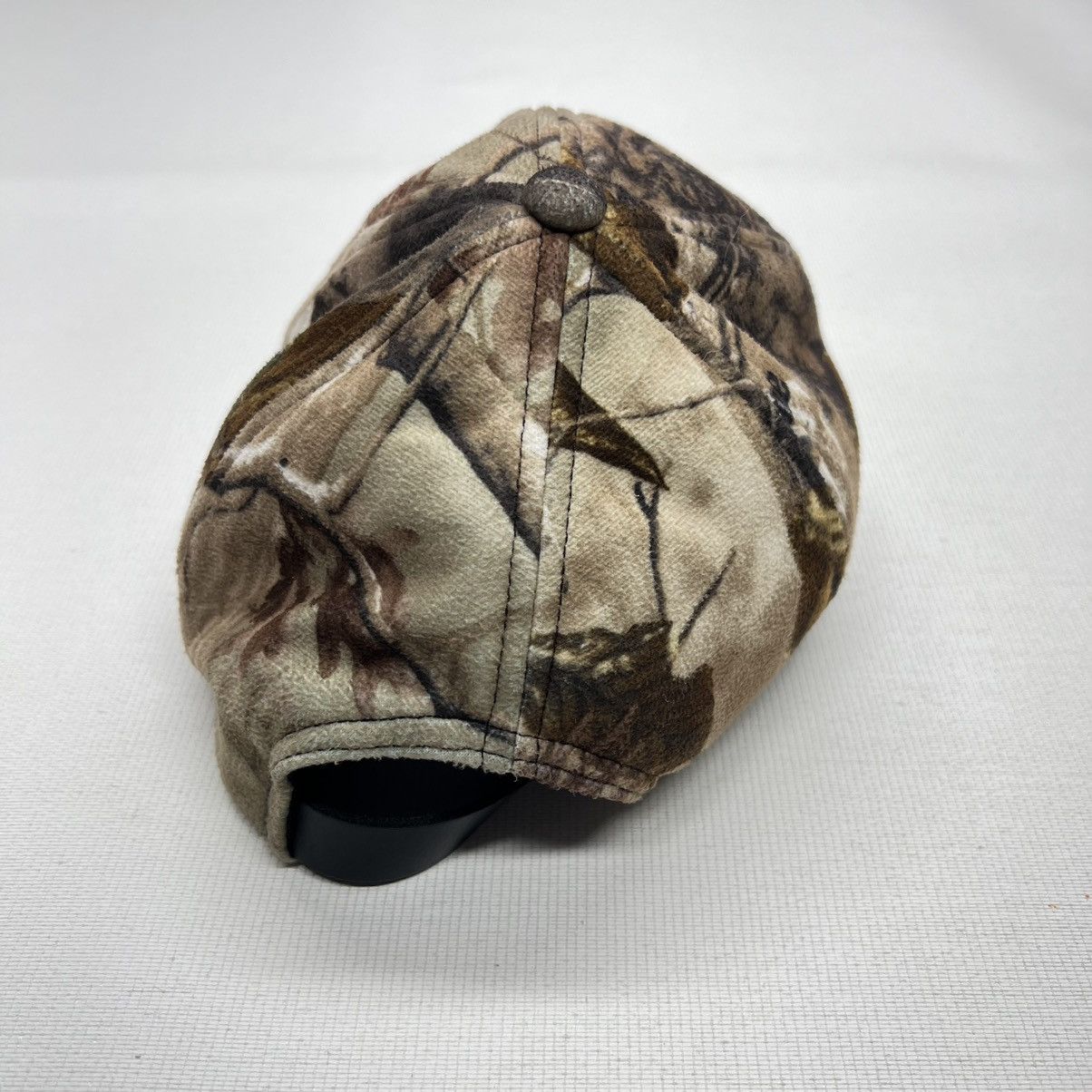 Realtree × Vintage Real Tree Hat Cap Rivers West Fleece Hunting Strap Back Size ONE SIZE - 7 Thumbnail