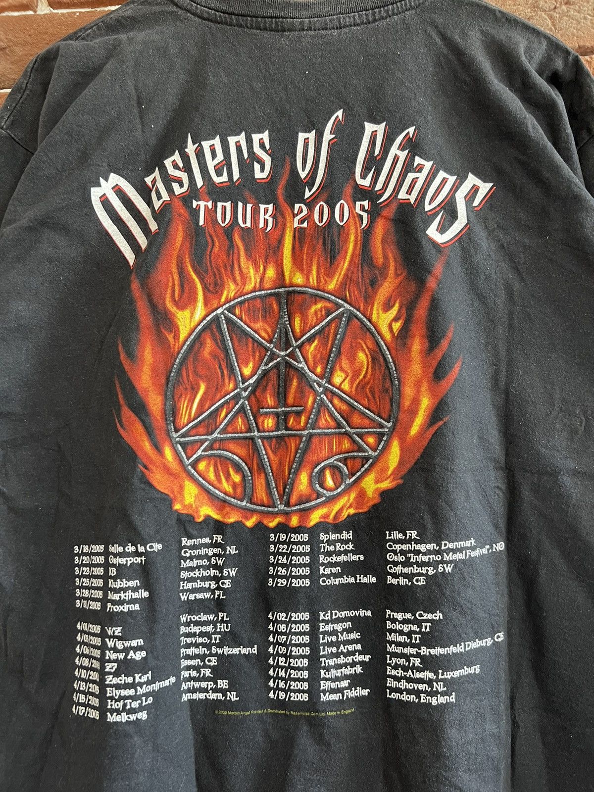 Band Tees Rare Vintage 00s Morbid Angel Domination Metal Band Tshirt Size US XL / EU 56 / 4 - 4 Thumbnail