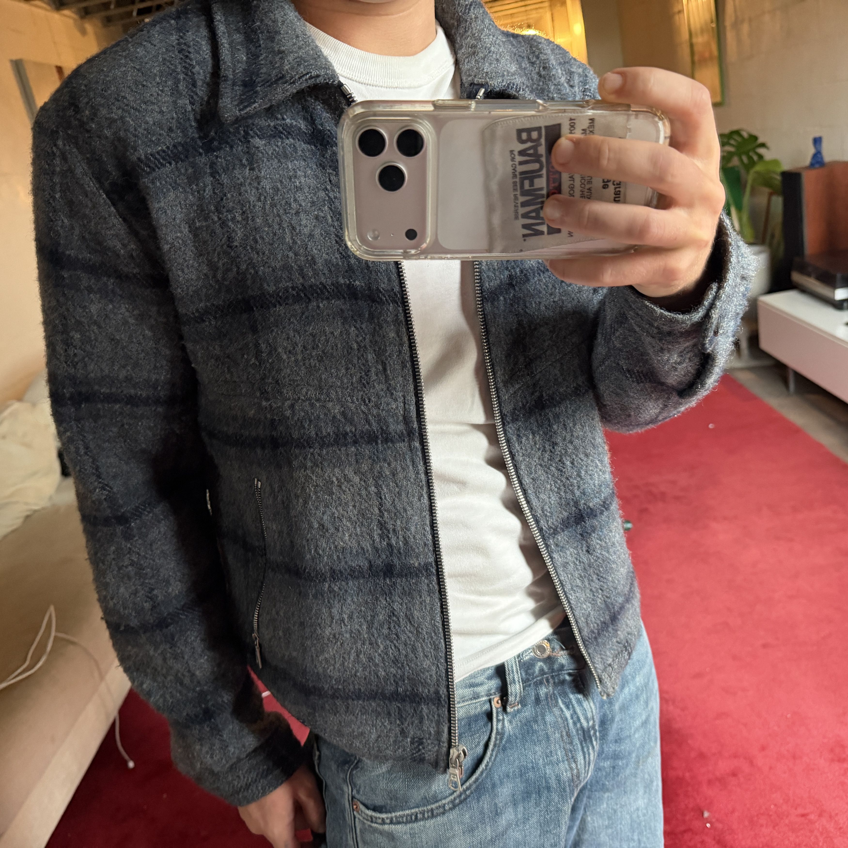 Dries Van Noten Archival Dries Van Noten Plaid Wool Zip Jacket Size US S / EU 44-46 / 1 - 5 Thumbnail