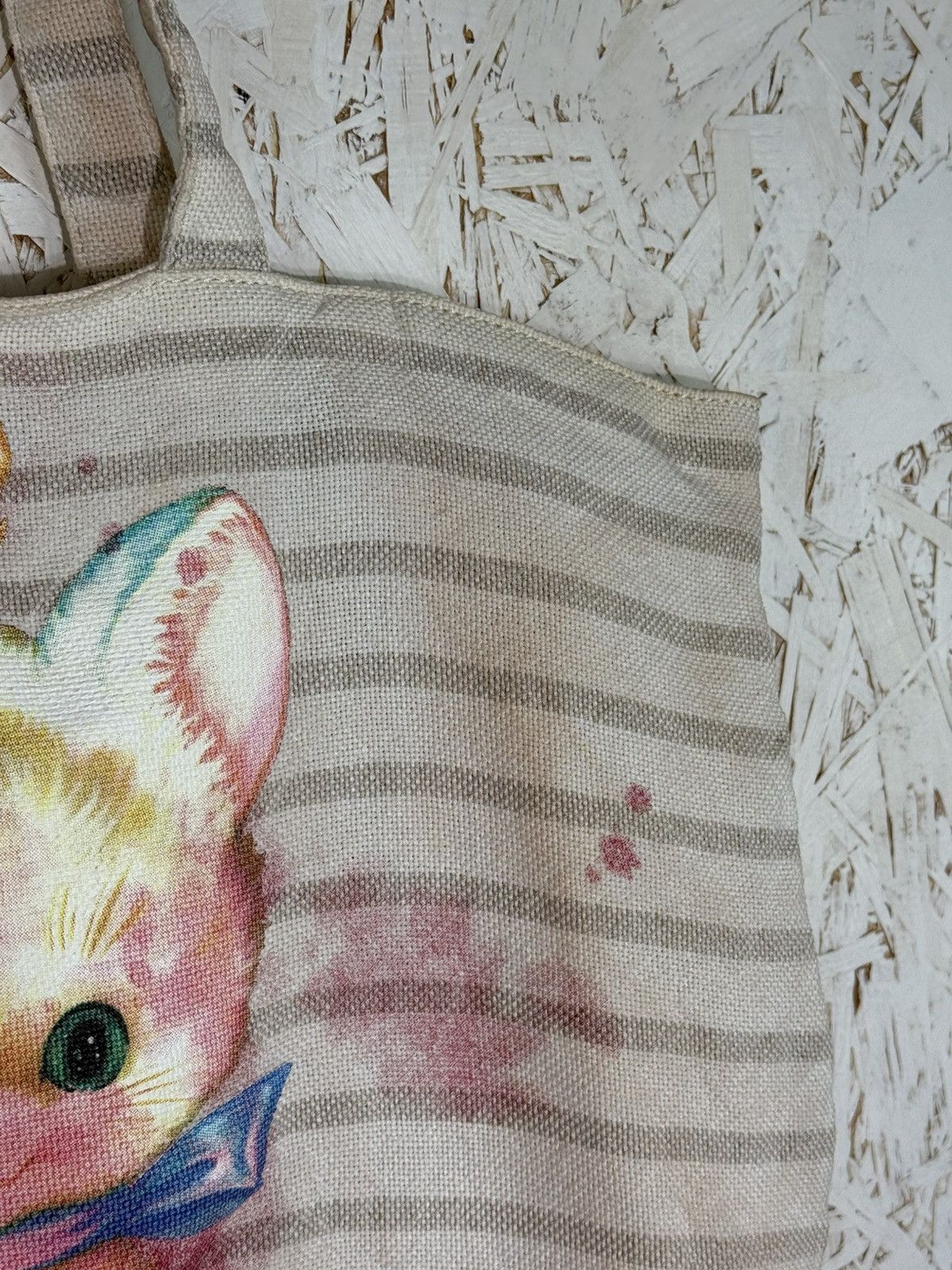 Vivienne Westwood Vivienne Westwood Vine Kitty Cat Cotton Tote Bag Size ONE SIZE - 2 Thumbnail