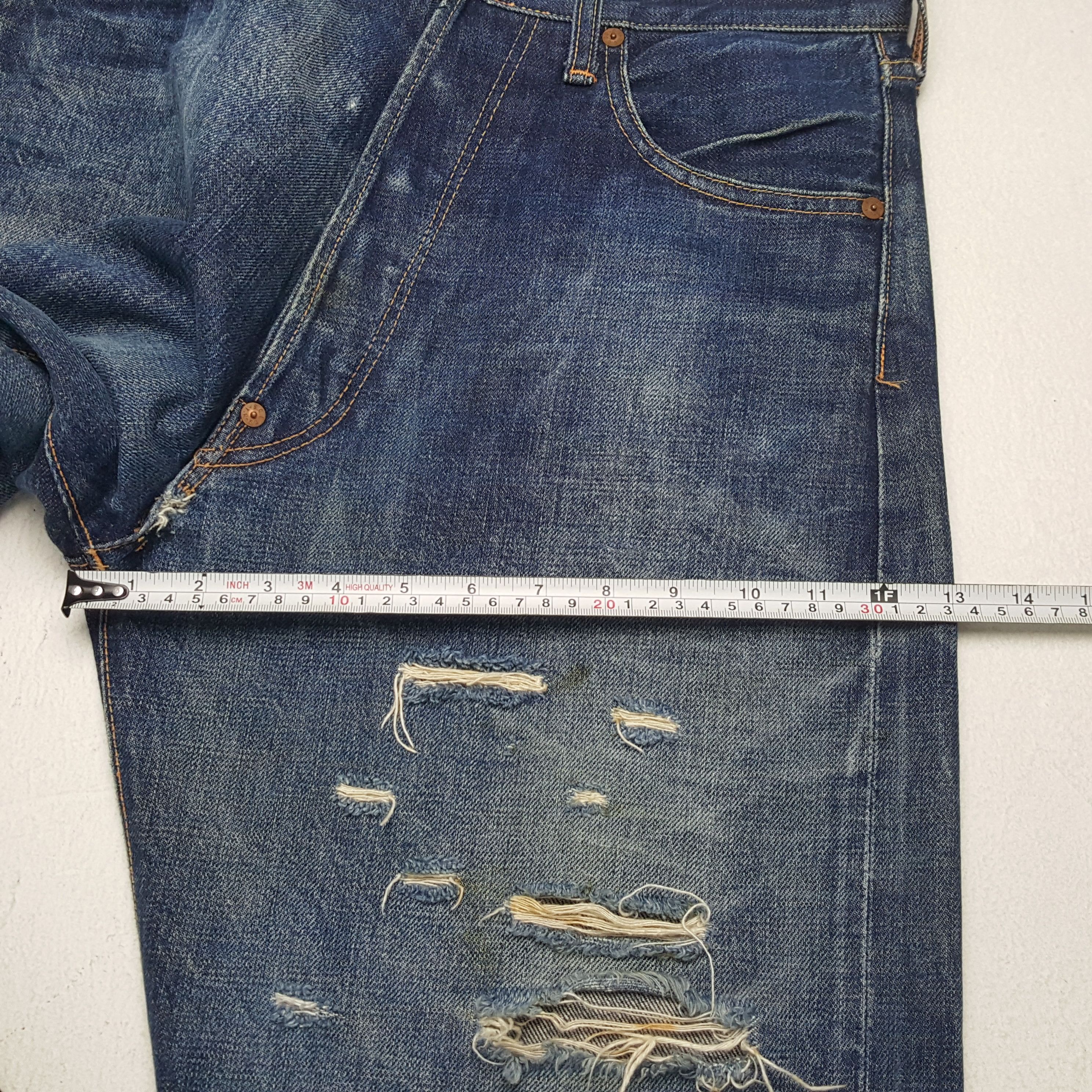 Evisu × Japanese Brand × Vintage EVIS Japanese Brand Streetwear Custom Daicock Style Jeans Size US 30 / EU 46 - 9 Thumbnail