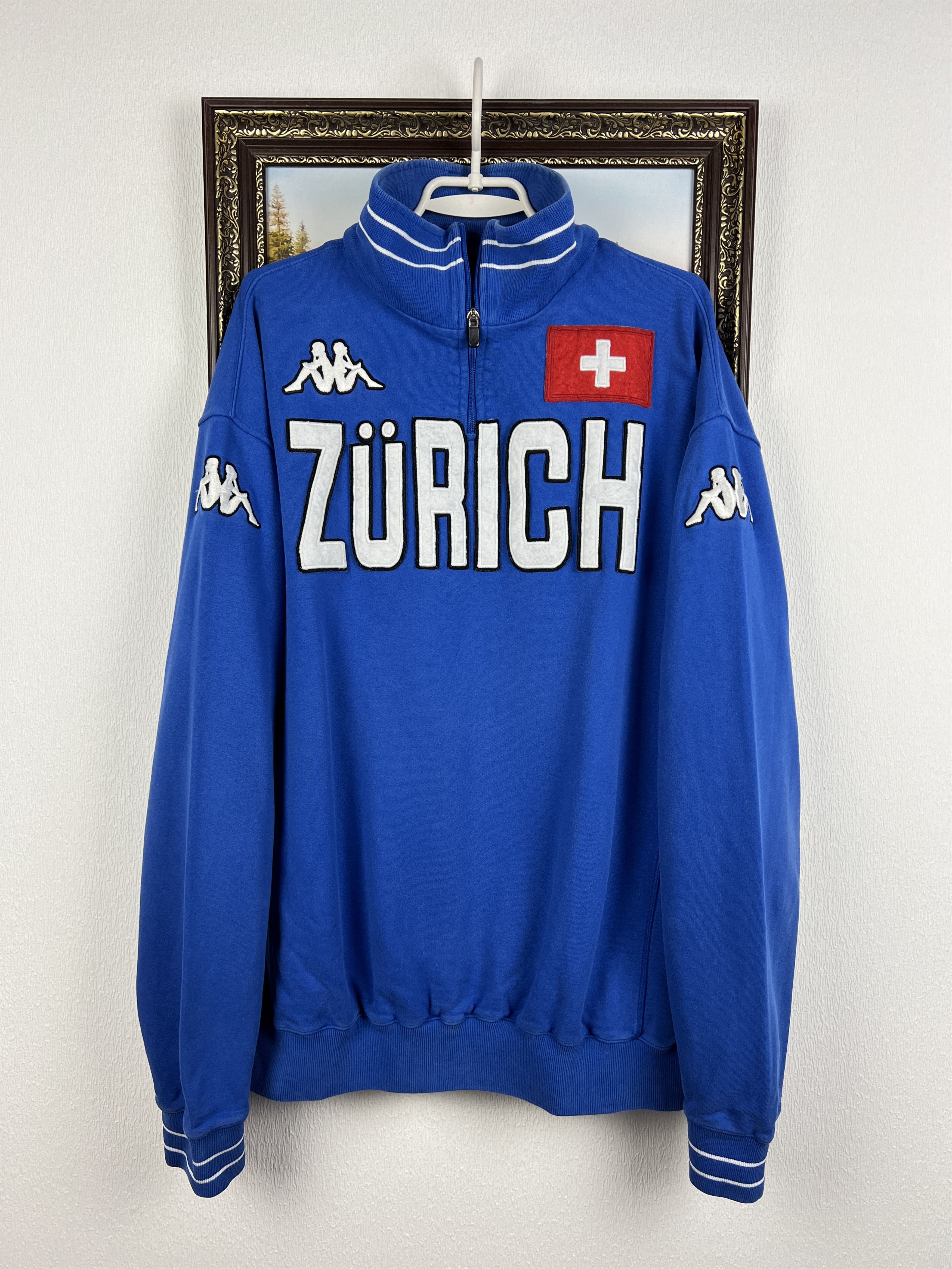 Kappa Vintage Kappa Zurich Football Jacket Soccer Track Top Rare Size US XXL / EU 58 / 5 - 1 Thumbnail