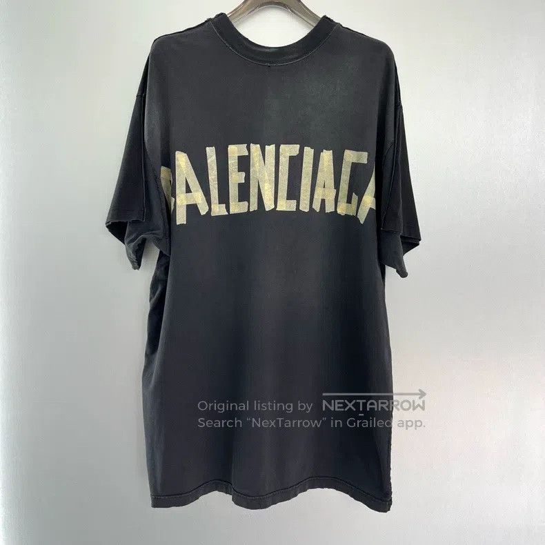 Balenciaga Balenciaga Tape 3B Patchwork Short-Sleeve Size US M / EU 48-50 / 2 - 1 Thumbnail
