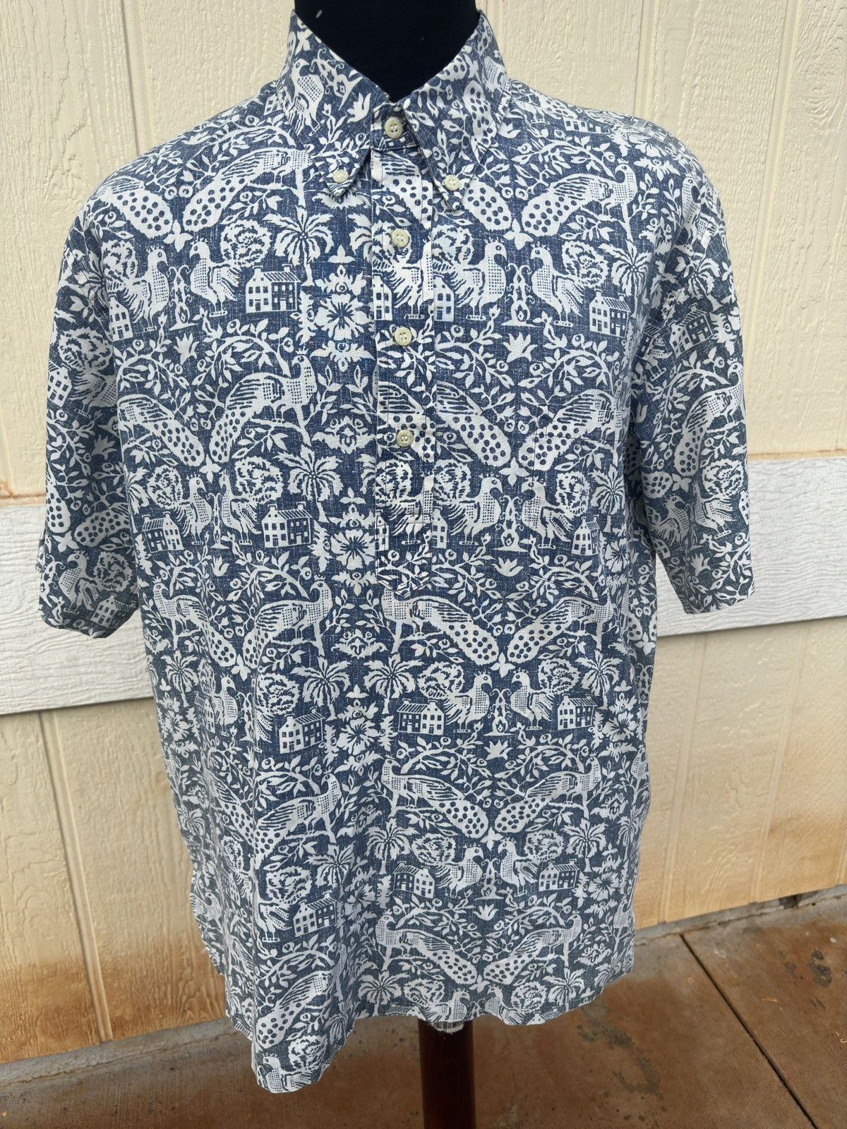 Reyn Spooner Reyn Spooner Hawaiian Print Blue Men's XL Size US XL / EU 56 / 4 - 1 Thumbnail