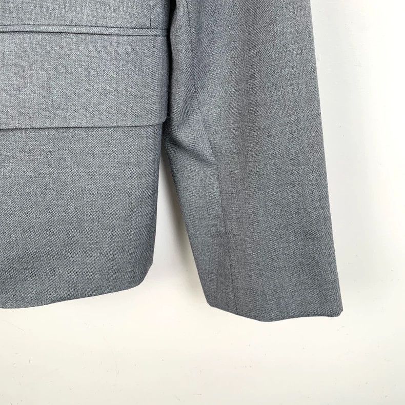 Thom Browne Thom Browne Gray wool lapel single-breasted suit 2503-Nexta Size 38R - 4 Thumbnail