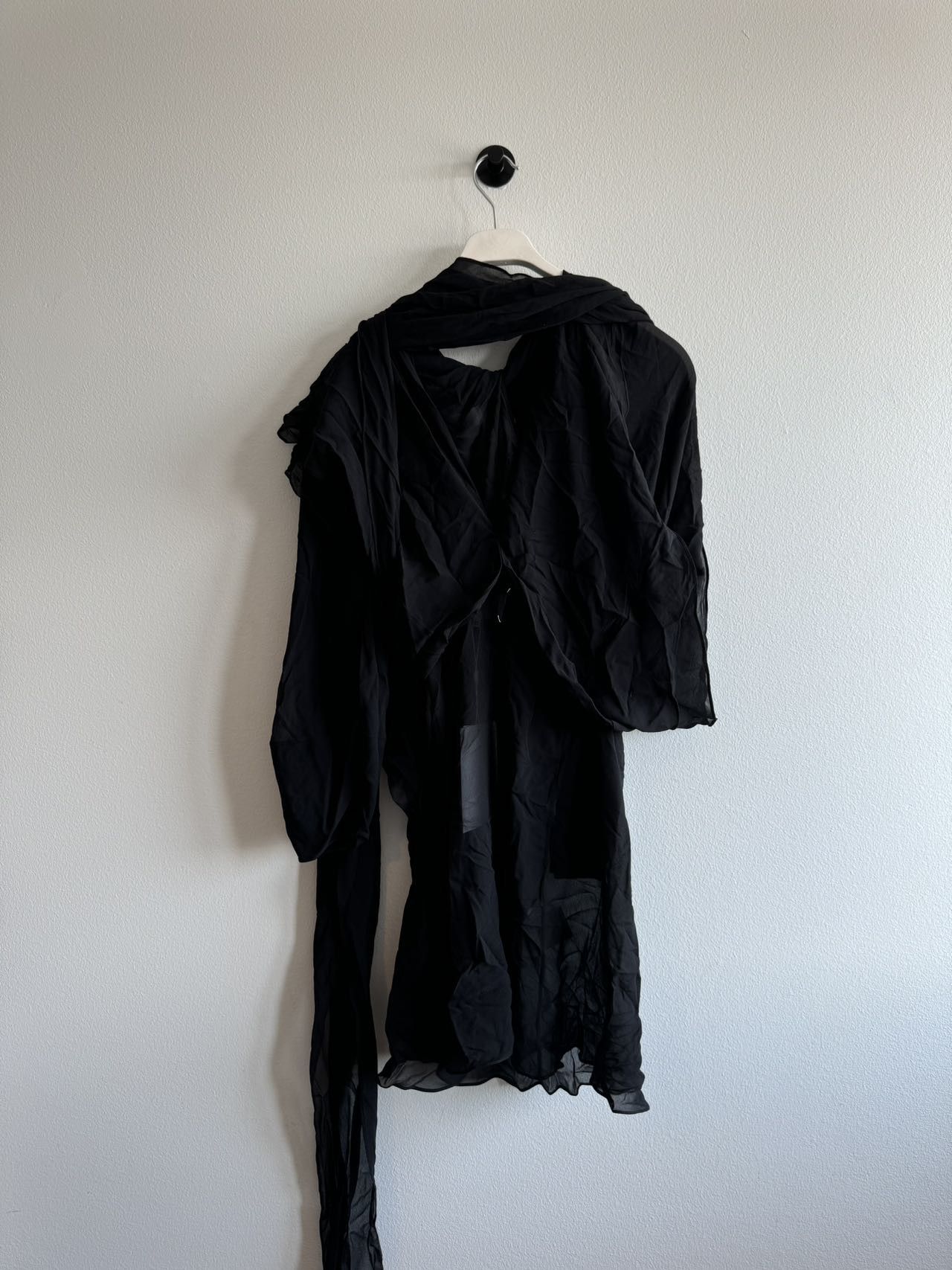 Maison Margiela Maison Margiela Women's Long Sleeve Dress Black Size XS / US 0-2 / IT 36-38 - 6 Thumbnail