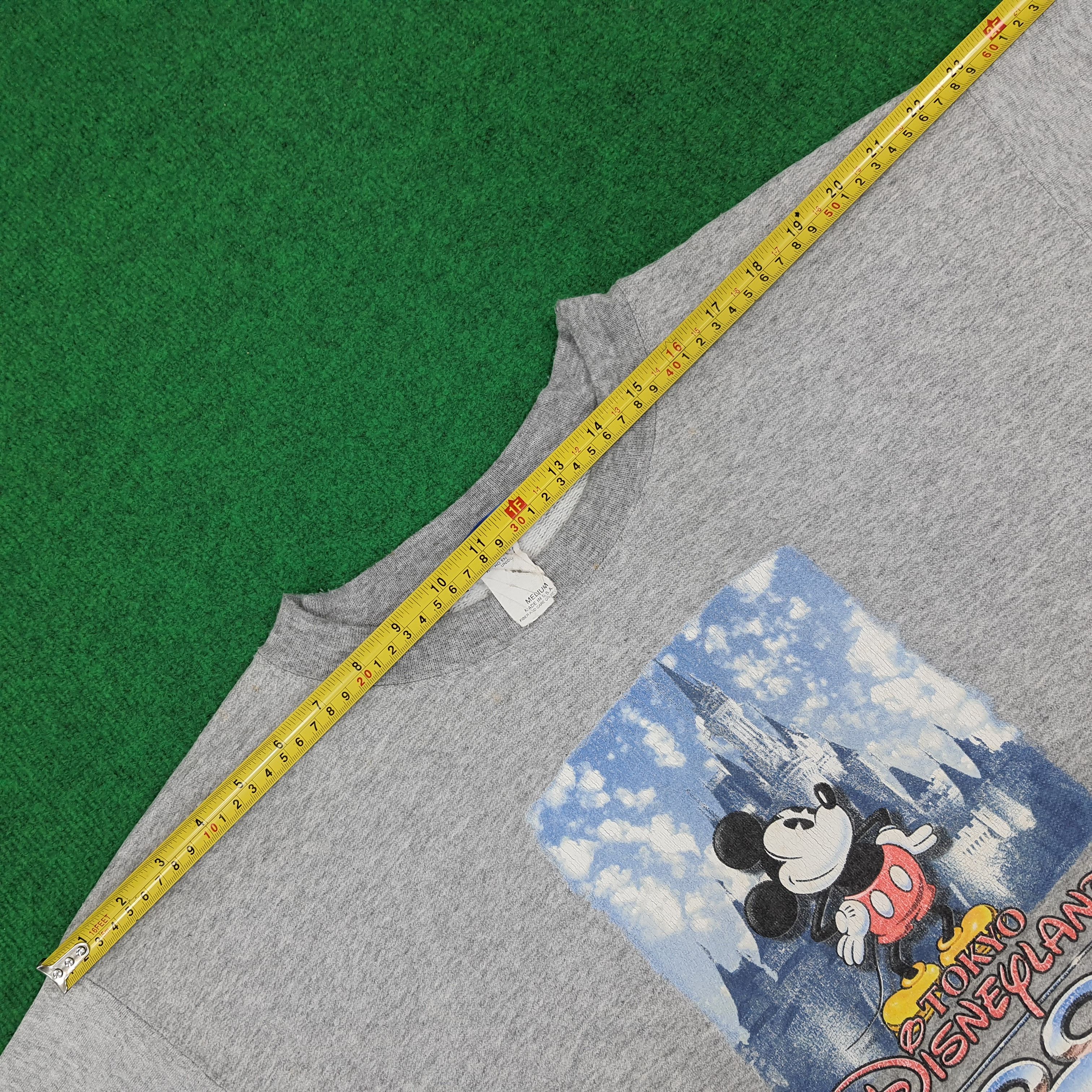 Disney × Mickey Mouse × Vintage Vintage Tokyo Disneyland Mickey Mouse Sweatshirts Size US M / EU 48-50 / 2 - 7 Thumbnail