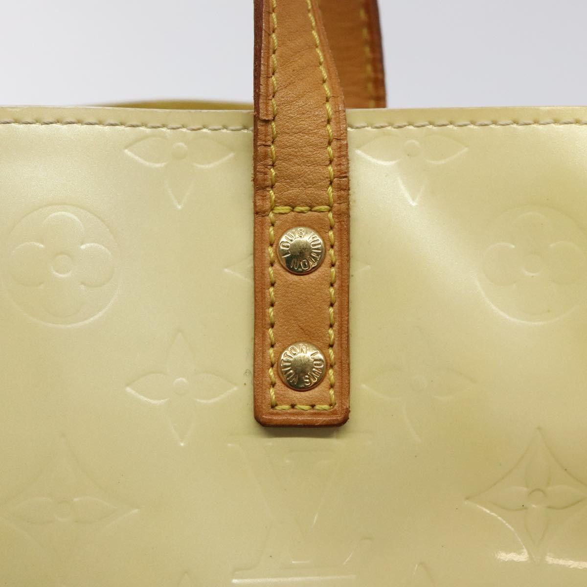 Louis Vuitton LOUIS VUITTON Monogram Vernis Reade PM Hand Bag Perle M91336 Size ONE SIZE - 10 Thumbnail