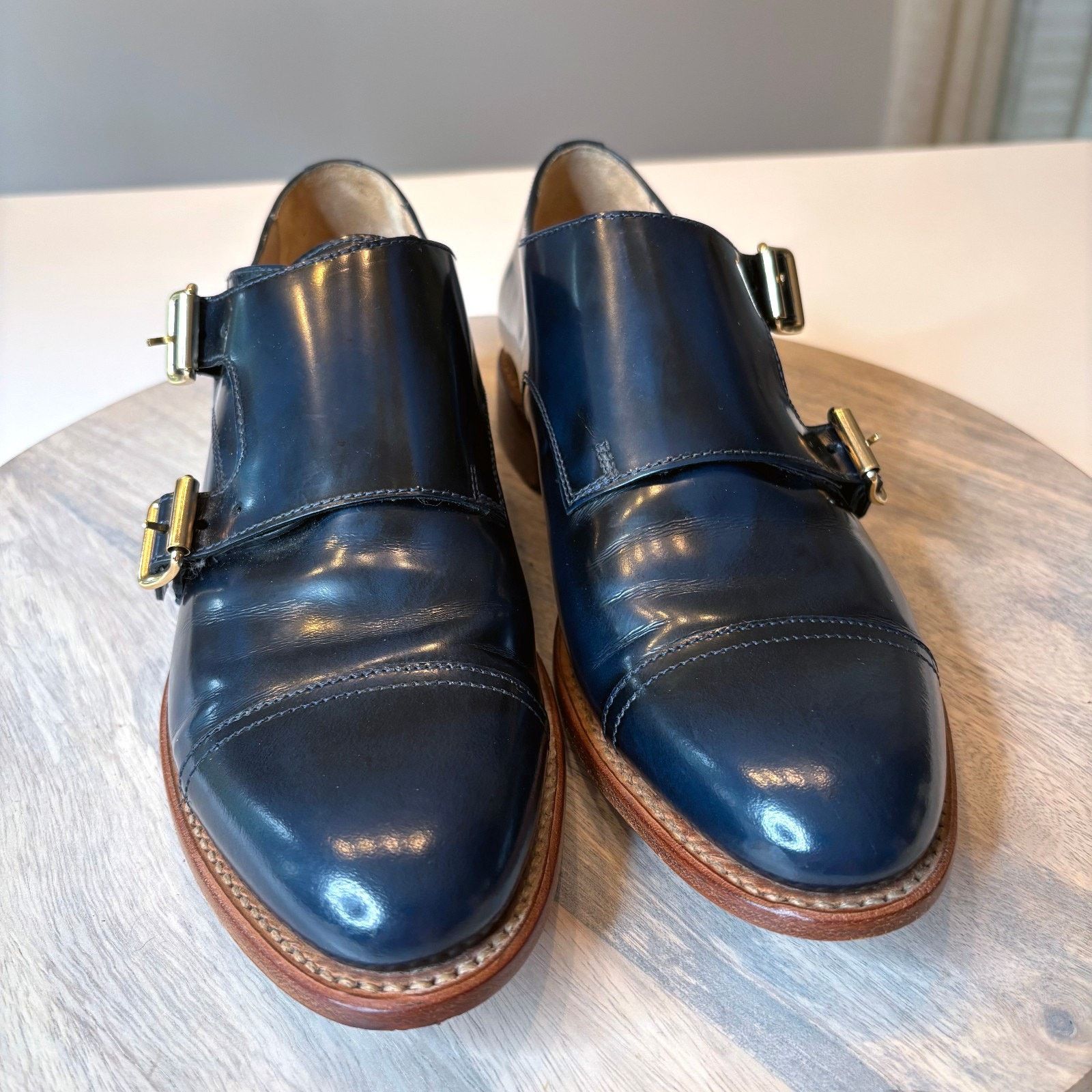 Kendra Scott Angela Scott Mr. Colin Double Monk Strap Shoes US Size 10 Size US 10 / IT 40 - 4 Thumbnail