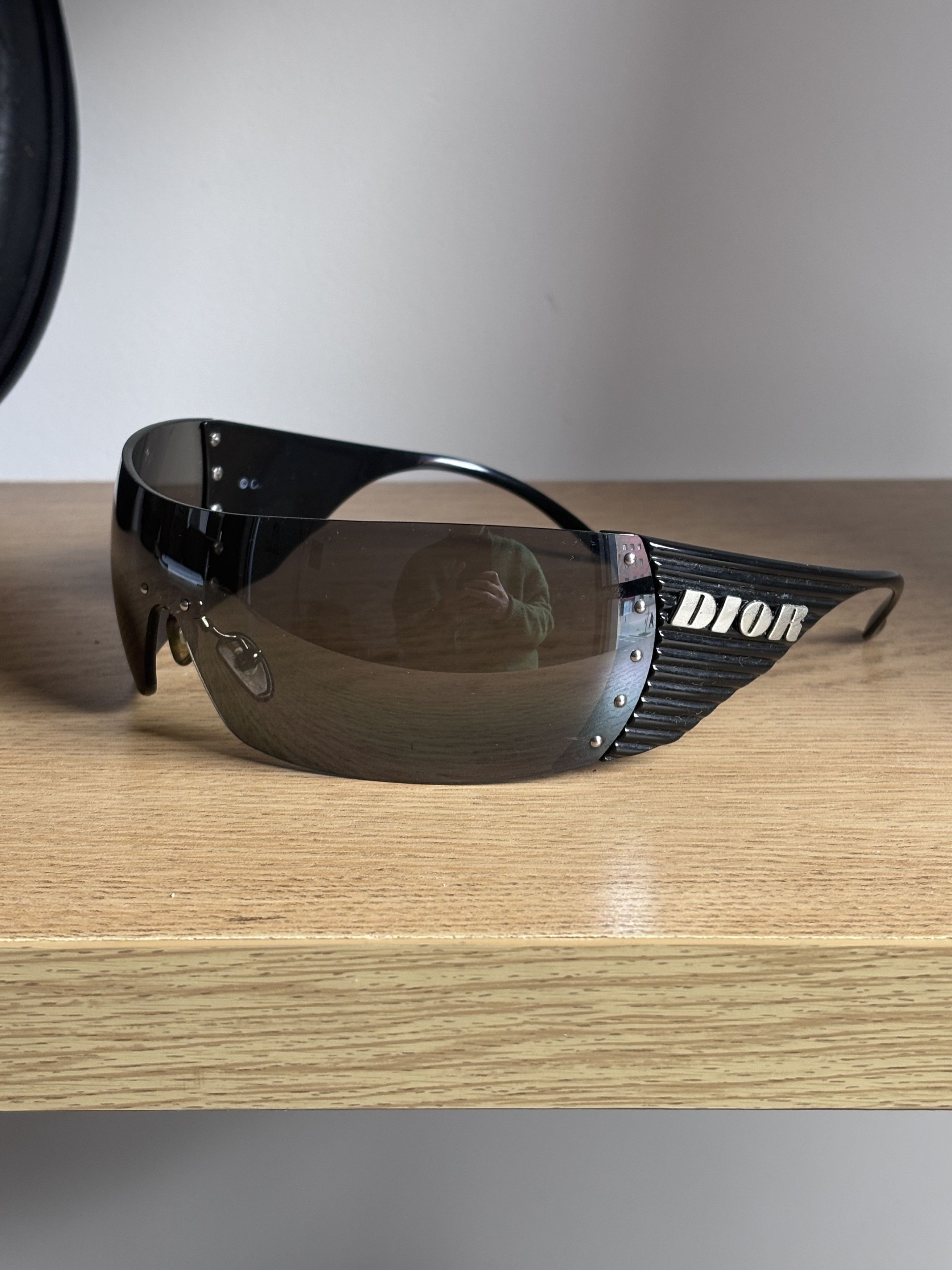 Dior DIOR Sunglasses Bike Wrap Shield Mask Ski Galliano Era Size ONE SIZE - 3 Thumbnail