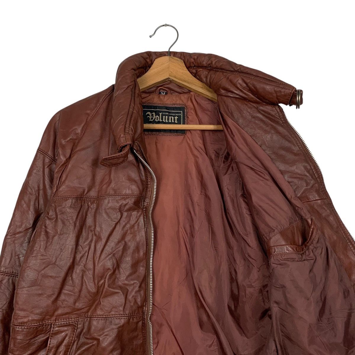 Japanese Brand Volunt Leather Jacket Size US M / EU 48-50 / 2 - 10 Thumbnail