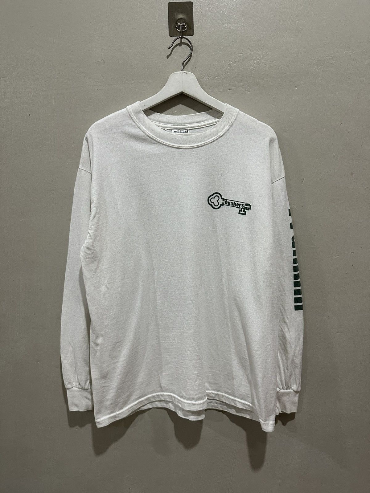 Vintage Quakers Franklin x Longsleeve x Vintage Size US L / EU 52-54 / 3 - 1 Thumbnail