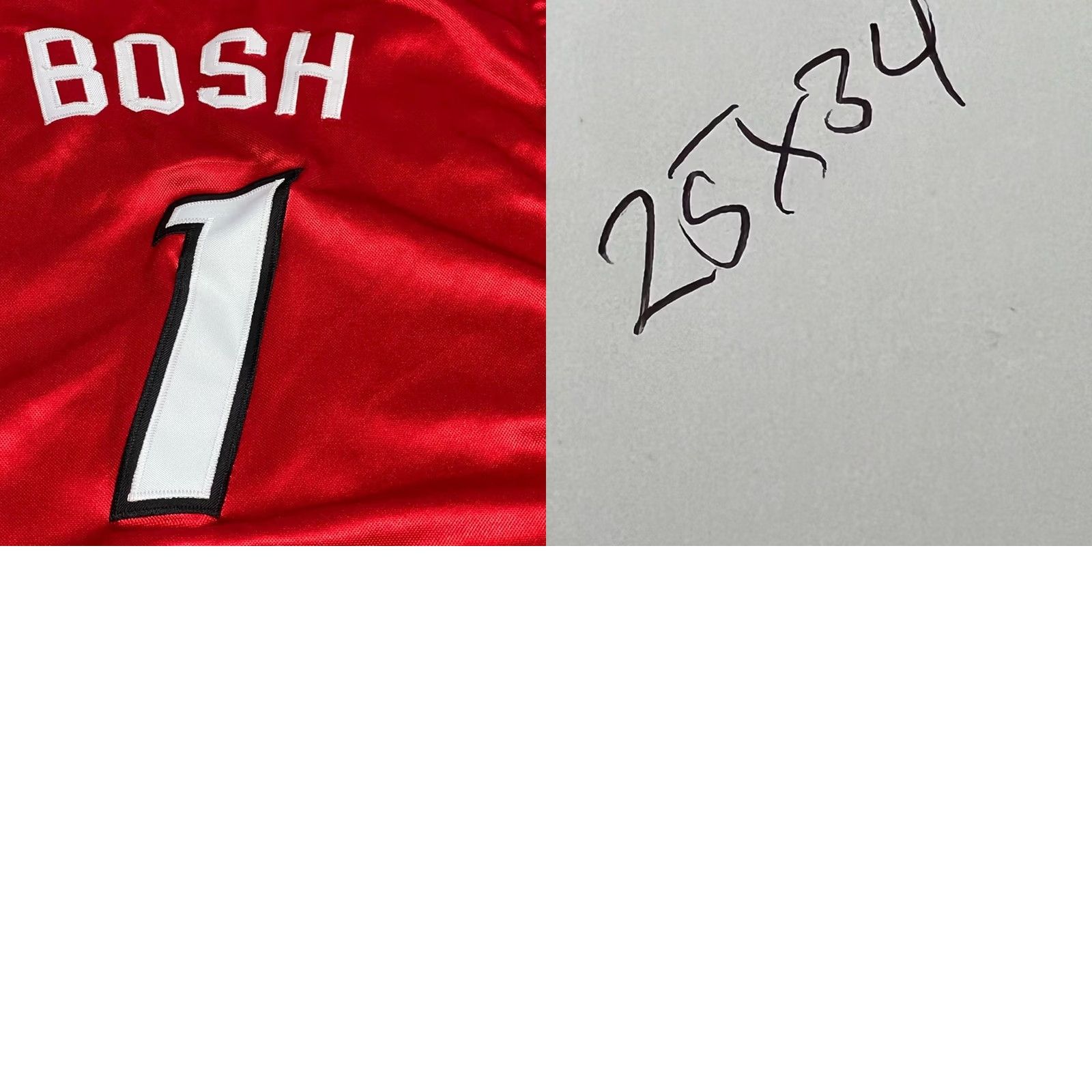 Adidas Adidas Chris Bosh #1 Miami Heat Red Swingman Jersey Men's 3XL Tank Size 3XL Red Swingman Jersey Mens Basketball Heat Vince Carter? Size US XXL / EU 58 / 5 - 8 Thumbnail