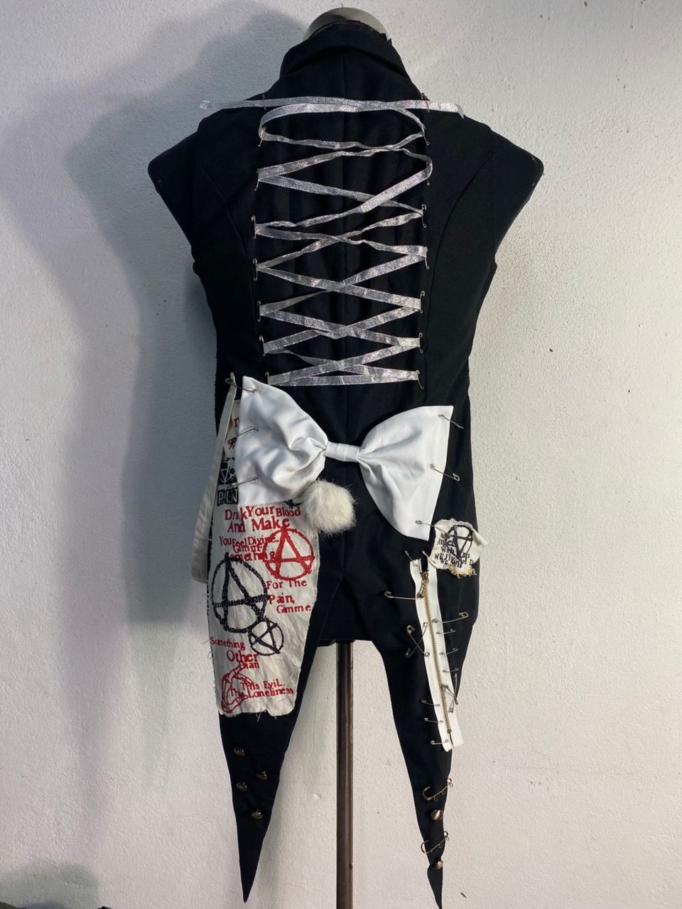 If Six Was Nine × Seditionaries Sugar Punk Rave Women's Waistcoat Vest Vampire Style Size S / US 4 / IT 40 - 12 Thumbnail