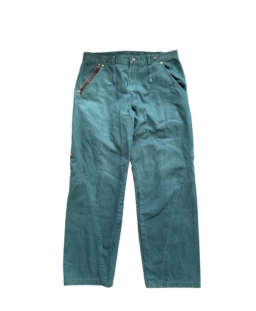 Hysteric Glamour × Japanese Brand × PPFM Japanese Brand PPFM Twist Denim Pants Size US 32 / EU 48 - 1 Thumbnail