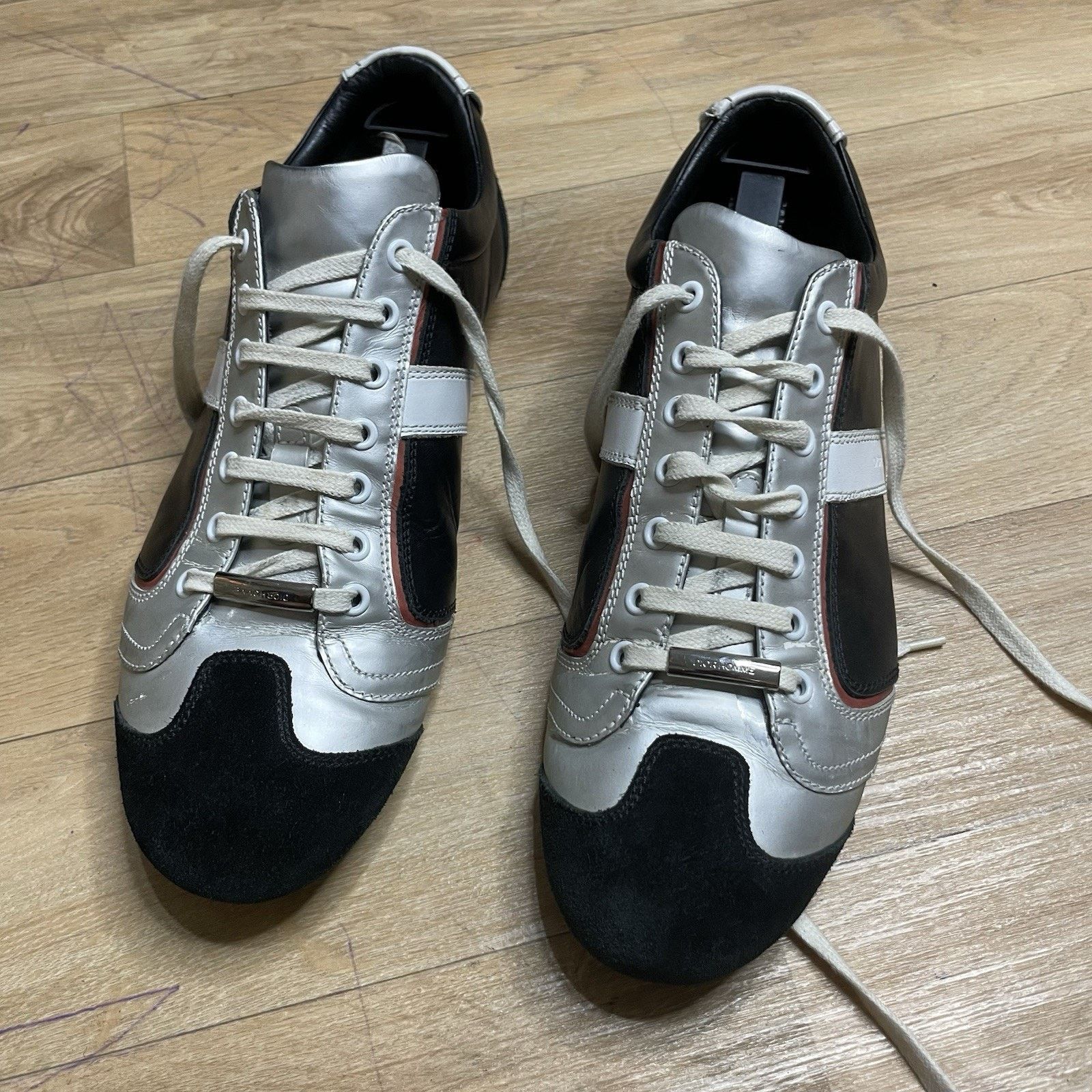 Dior Christian Dior Homme Sneakers Men's Low TOP Black Leather Size US 9 / EU 42 - 2 Thumbnail