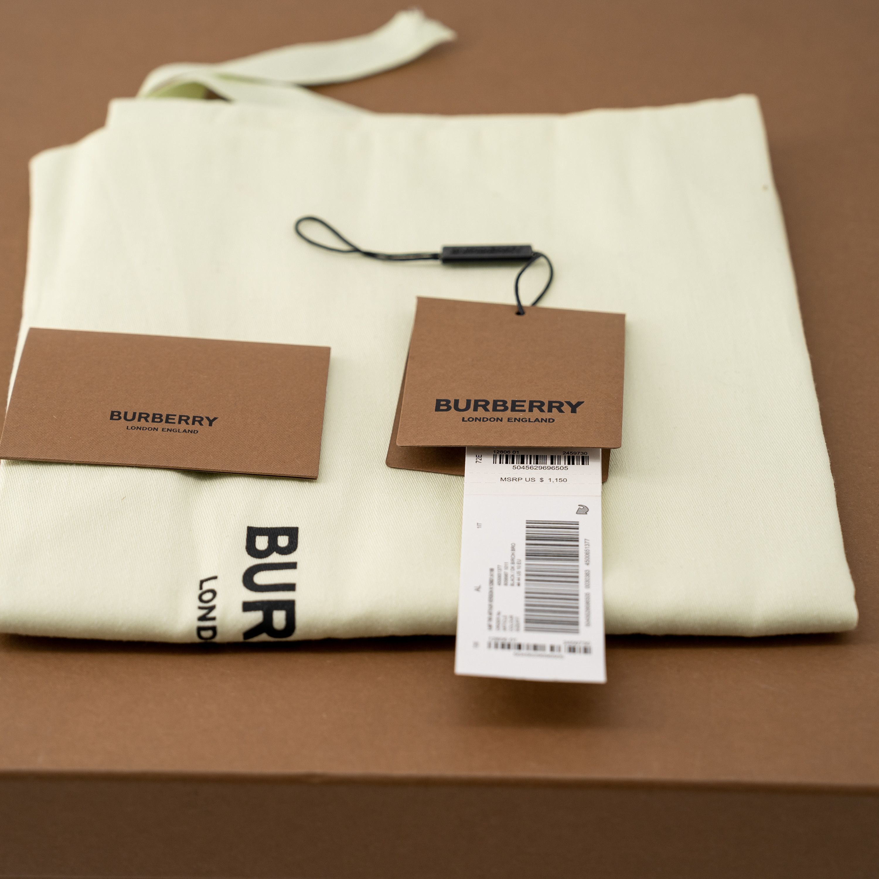 Burberry Burberry Arthur Lace Black Brown Sneakers Leather Big Laces Size US 11 / EU 44 - 10 Thumbnail