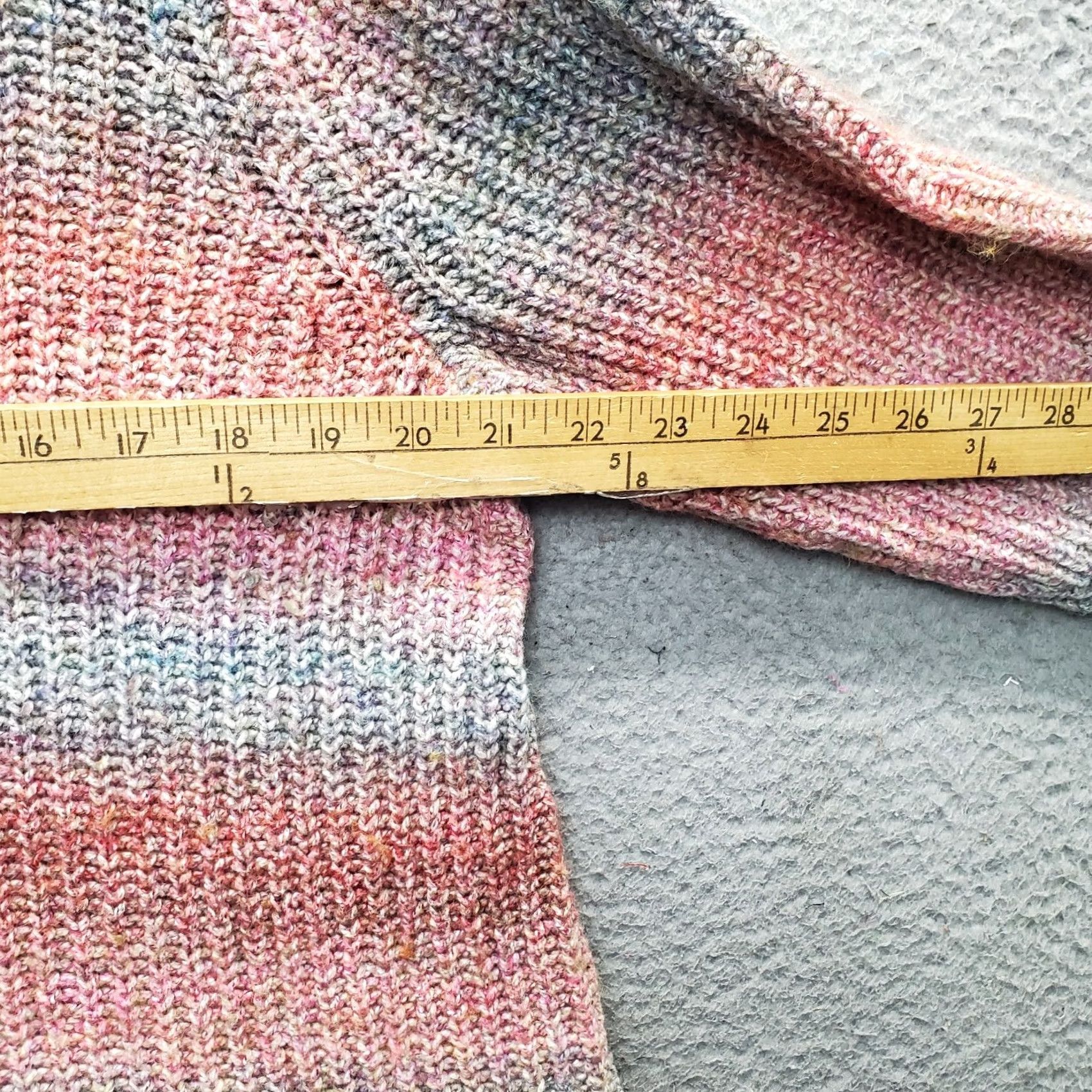 J. Jill J. Jill Sweater Womens XL Multicolor Striped Chunky Knit Long Sleeve Pullover Size XL / US 12-14 / IT 48-50 - 3 Thumbnail