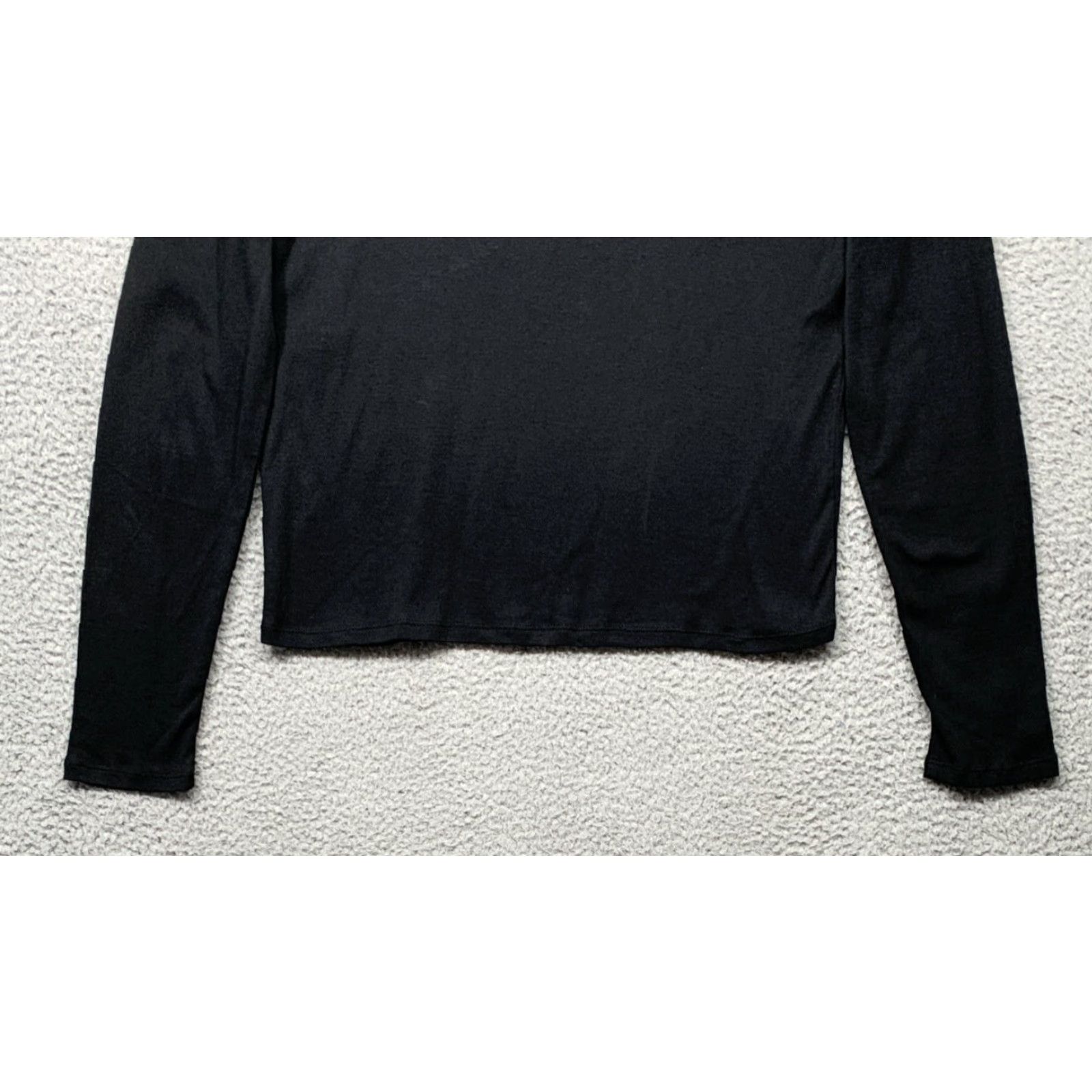 Vintage Dreamwave Women’s Pullover Long Sleeve Tee L Black Christmas Graphic Shirt Size L / US 10 / IT 46 - 6 Thumbnail