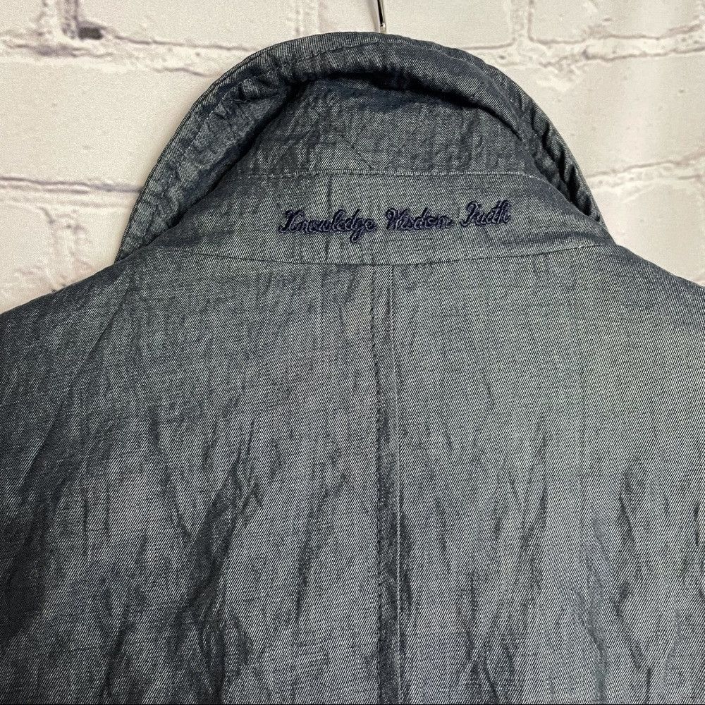 Robert Graham New $798 Robert Graham Woodlawn Jacket Indigo Cotton Size M Size US M / EU 48-50 / 2 - 8 Thumbnail