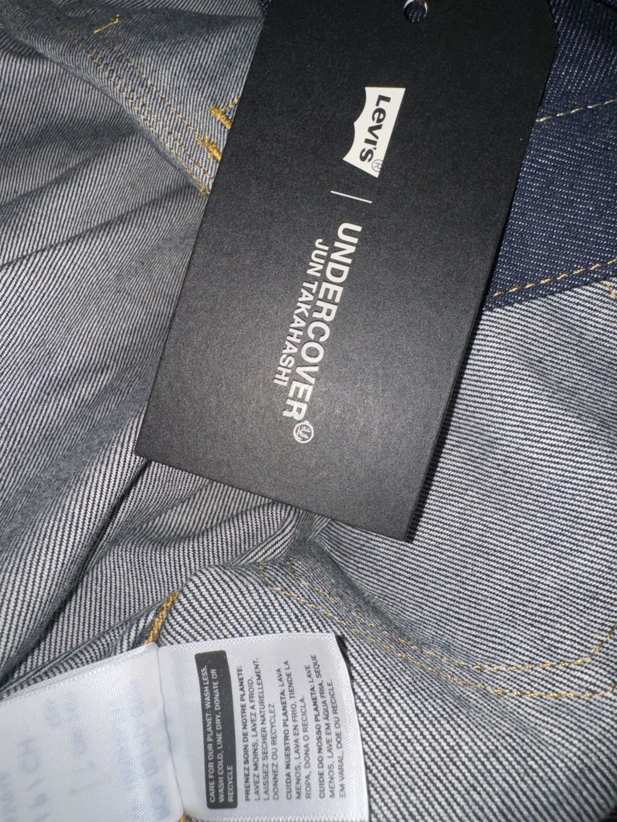Levi's × Undercover Undercover x Levis Raw Indigo Small Parts Type 2 Trucker Size US S / EU 44-46 / 1 - 6 Thumbnail