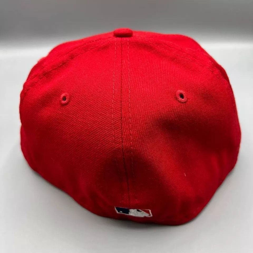 New Era Boston Red Sox Hat Men 7 1/4 59Fifty New Era MLB Fitted Cap Size ONE SIZE - 4 Thumbnail